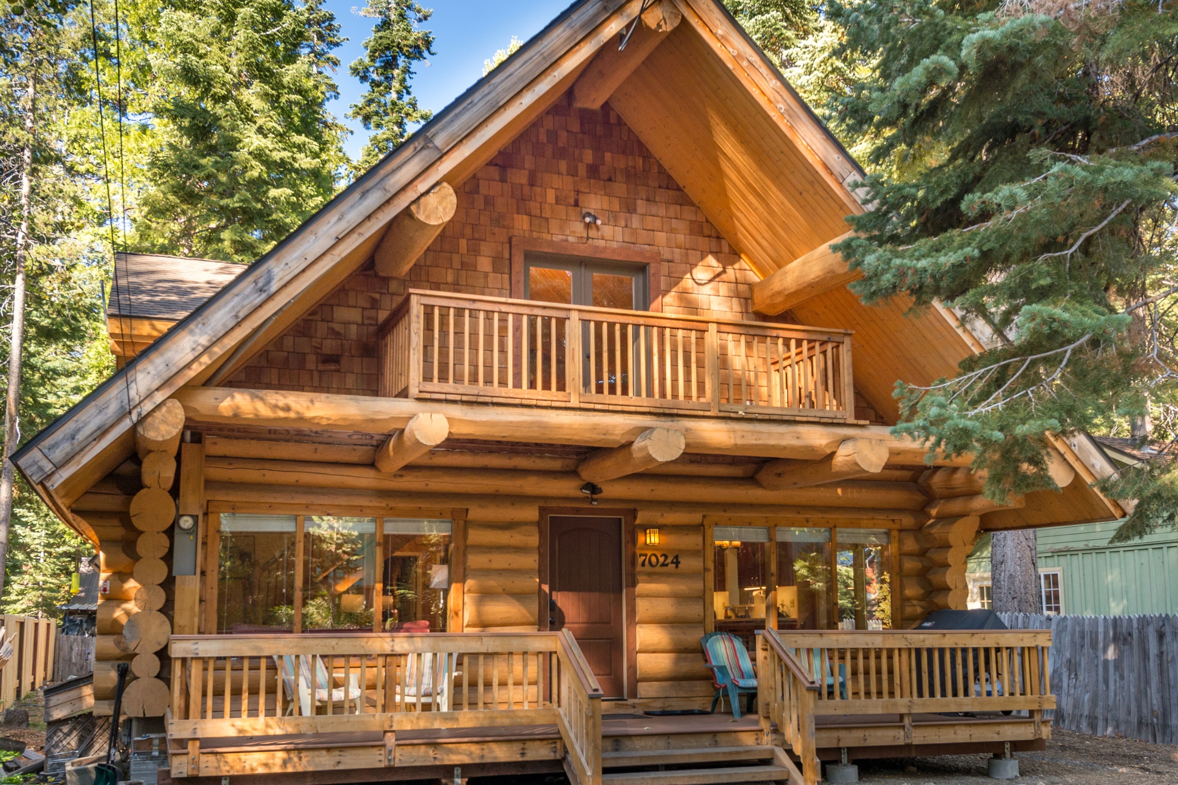 Tahoma 4br3ba Log Cabin 2 Story Cabins For Rent In Tahoma California United States