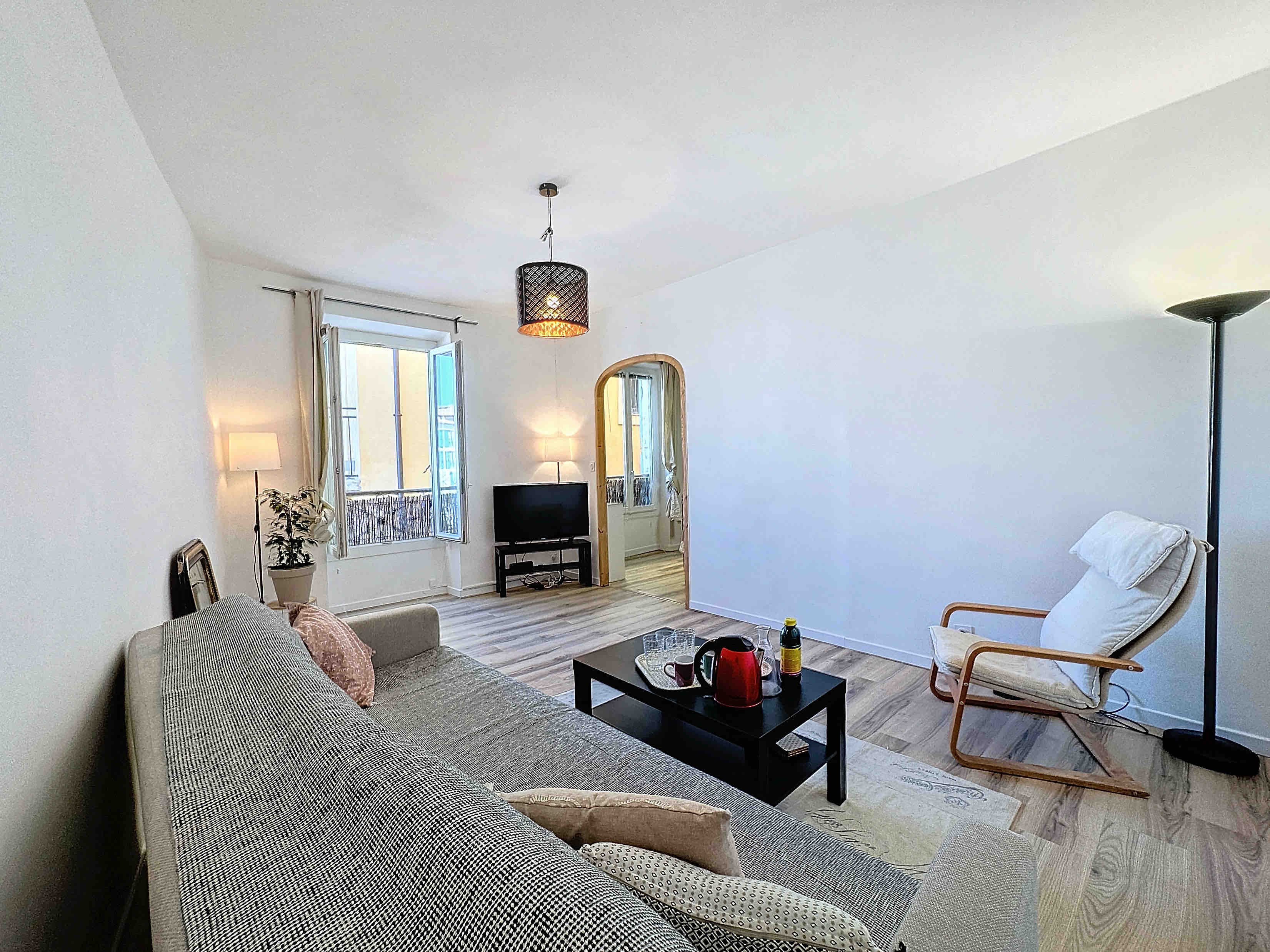 The apartment in the city center