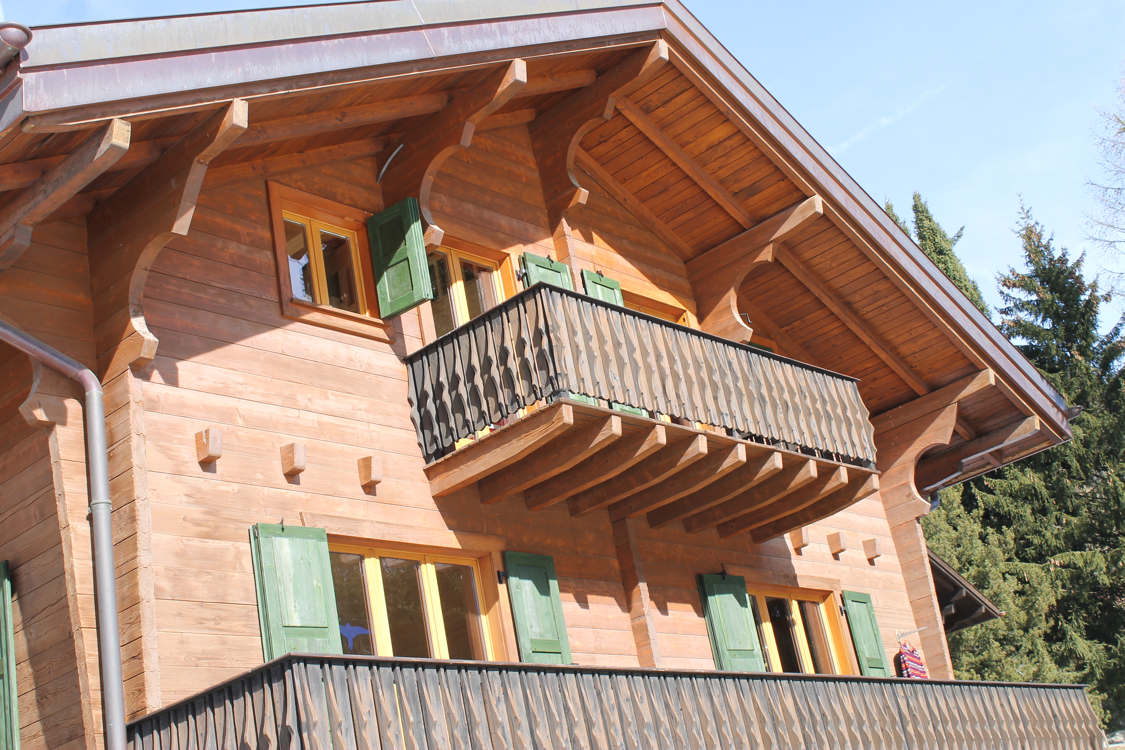 Apartment with balcony and views in Champéry