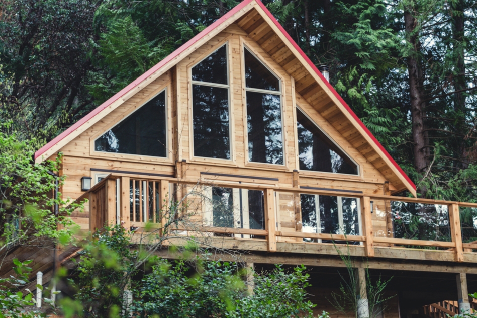 Galiano Island Red Roof Cabin