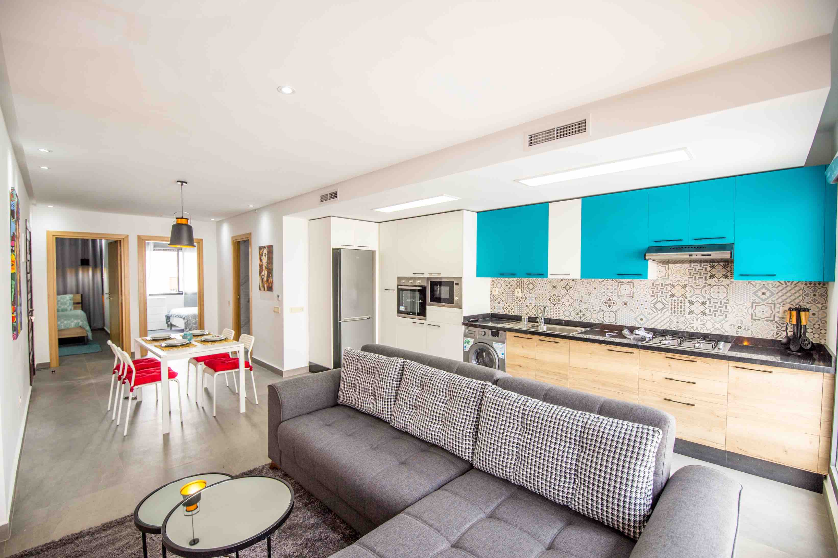 Cheerful colorful apartment, Wifi, Agdal Apartments for Rent in Rabat