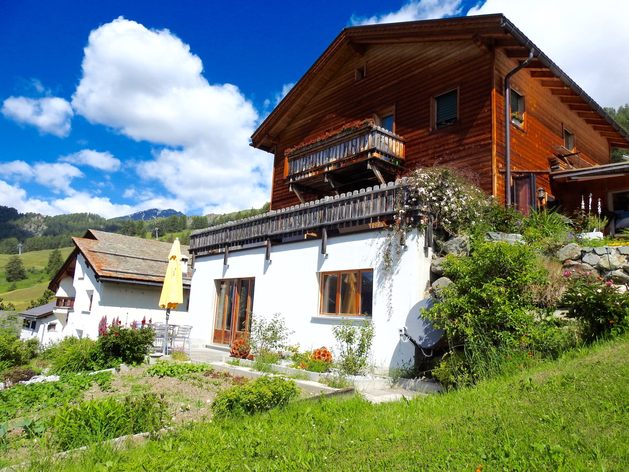 3.5 Zi-Whg with sun terrace in the mountain village of Ftan