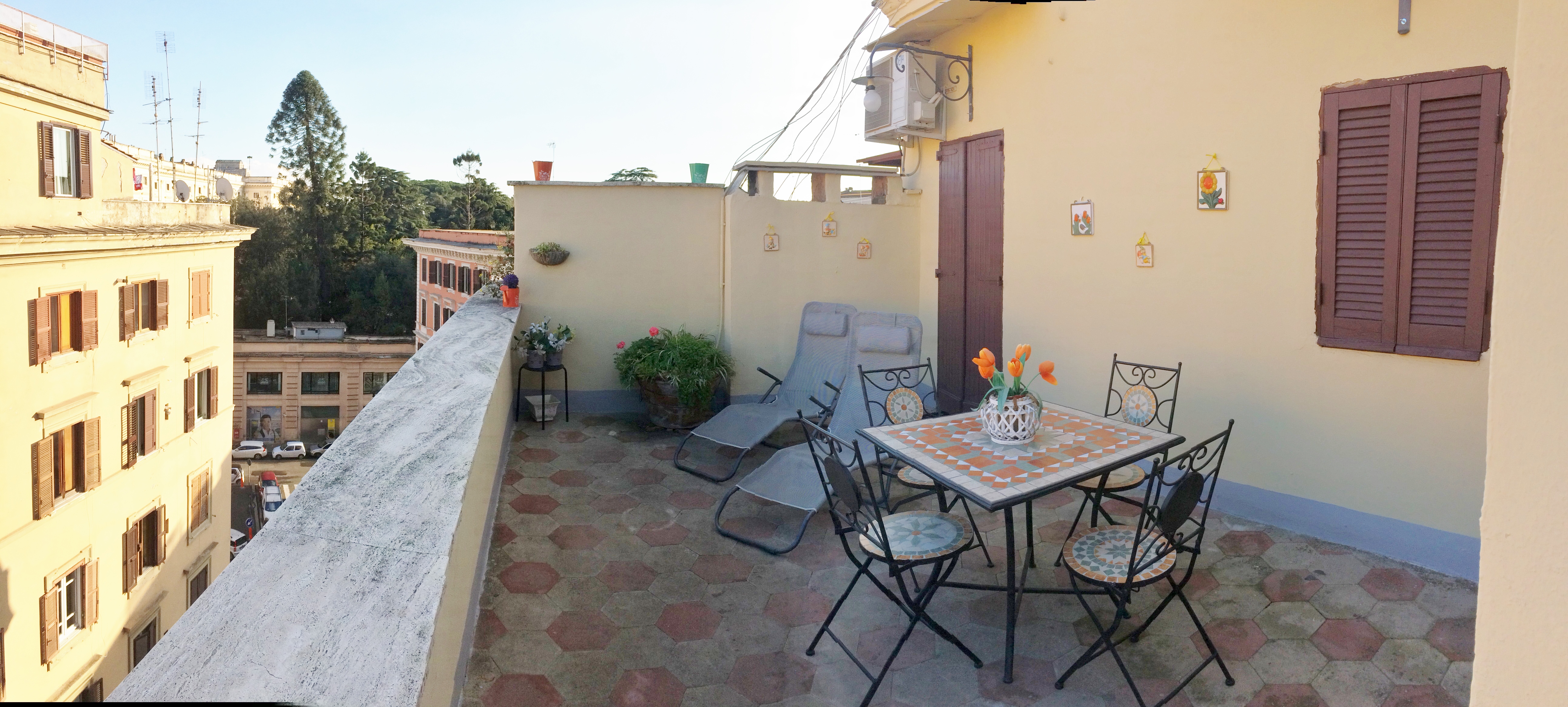 Your home on the roof of Rome