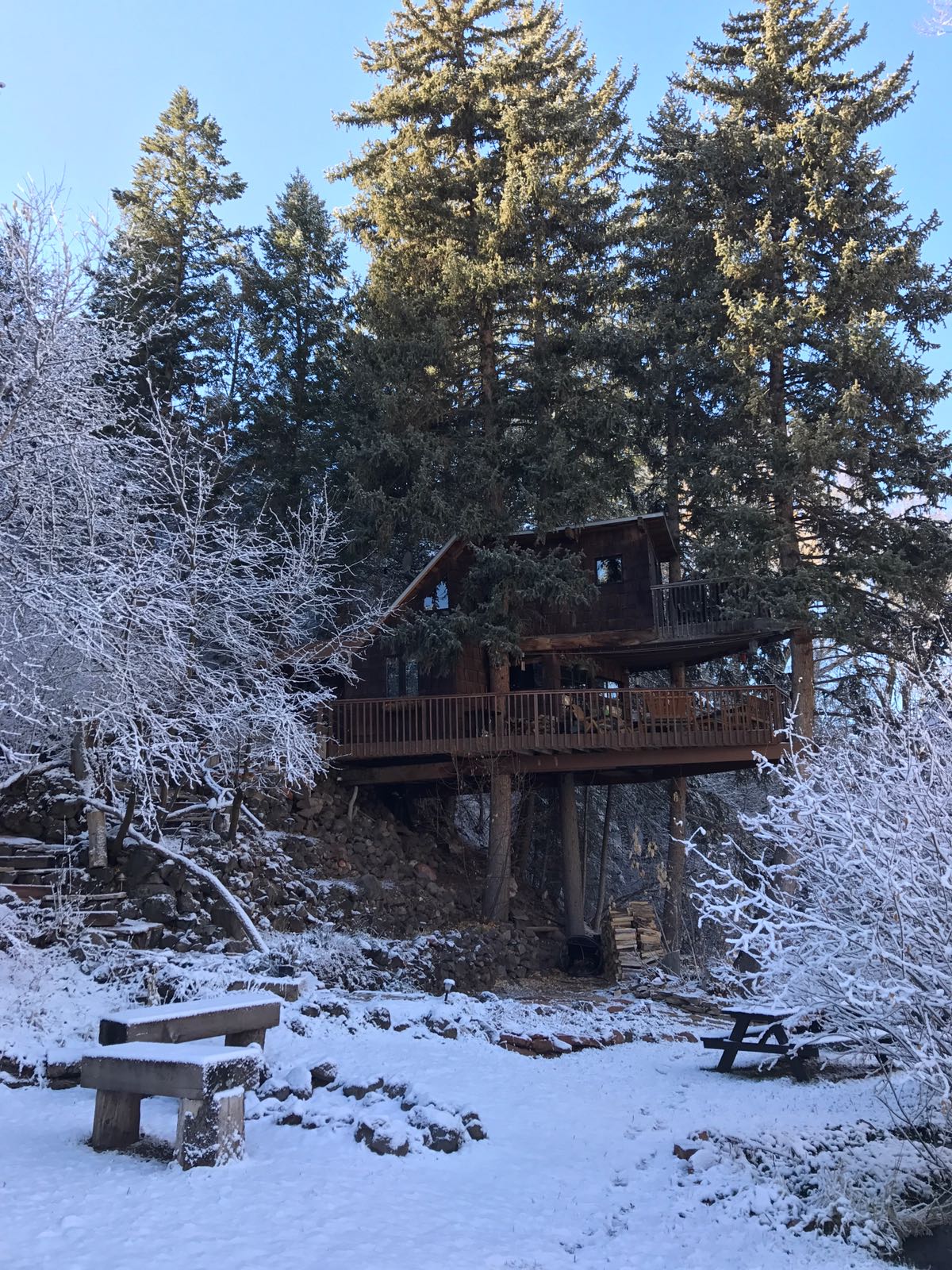 Rocky Mountain Treehouse Cabins for Rent in Carbondale, Colorado