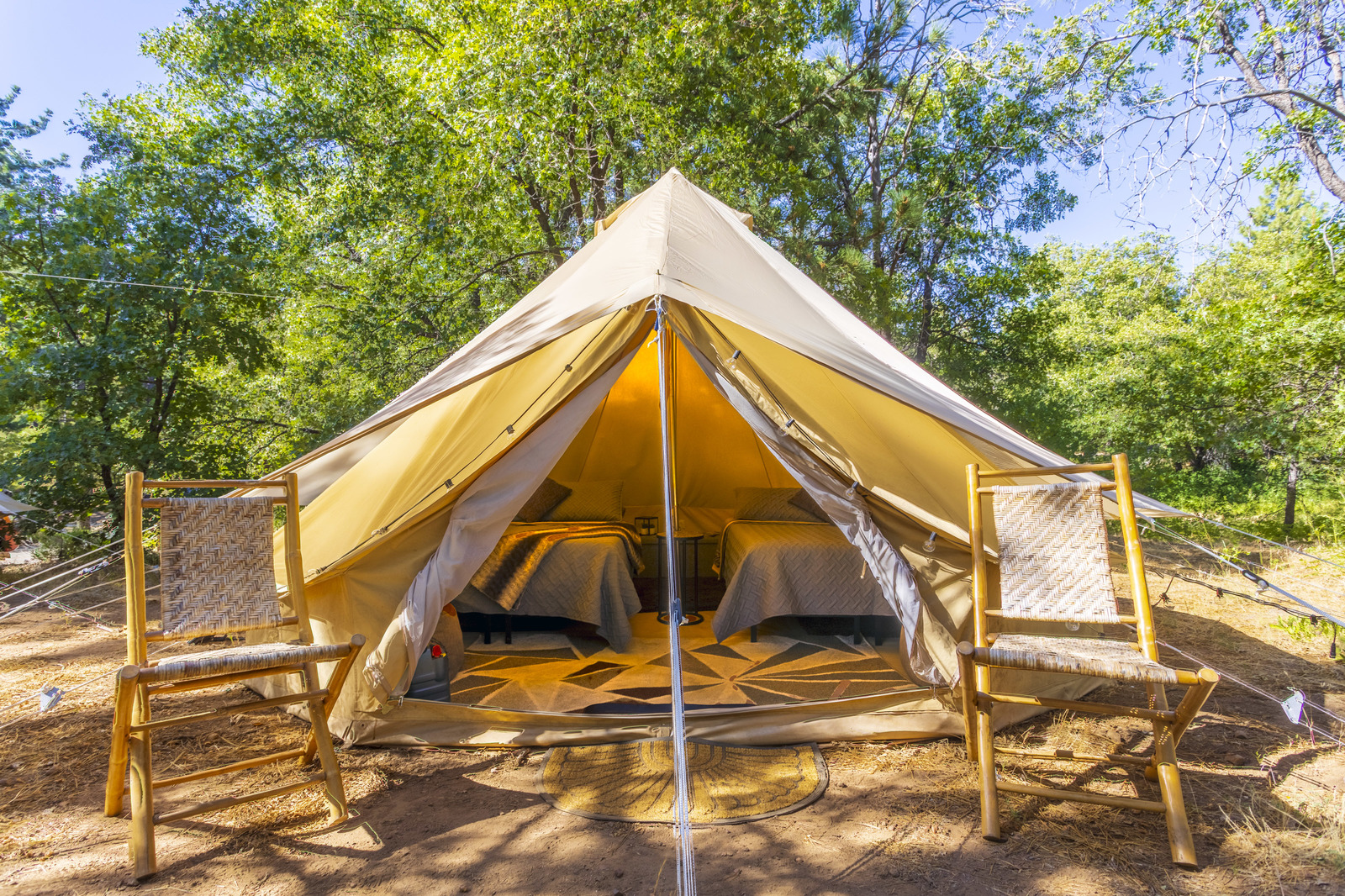 Deer Peak Glamping at Mt. Laguna Campground Tents for Rent in Mount