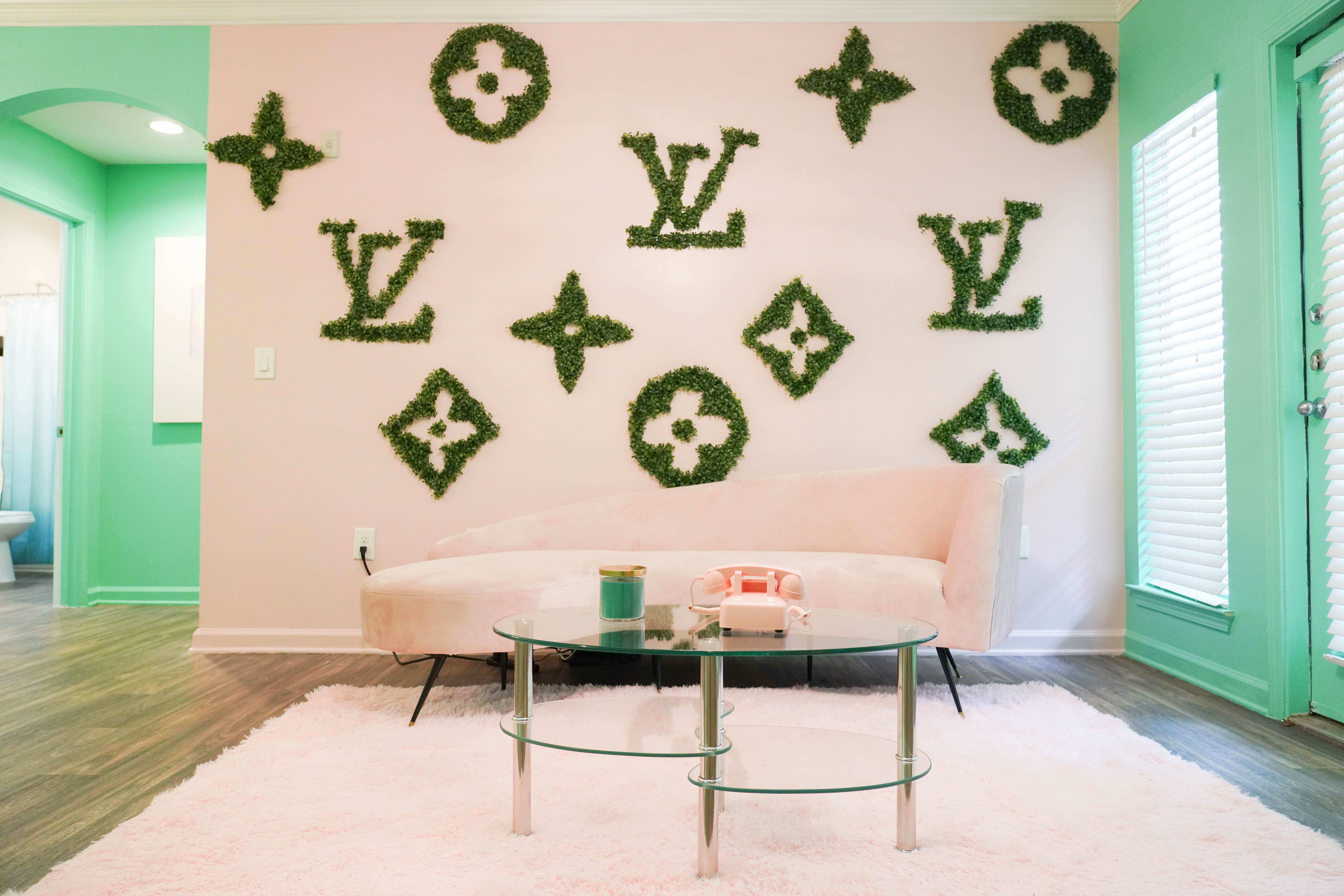 bedroom louis vuitton wall stickers