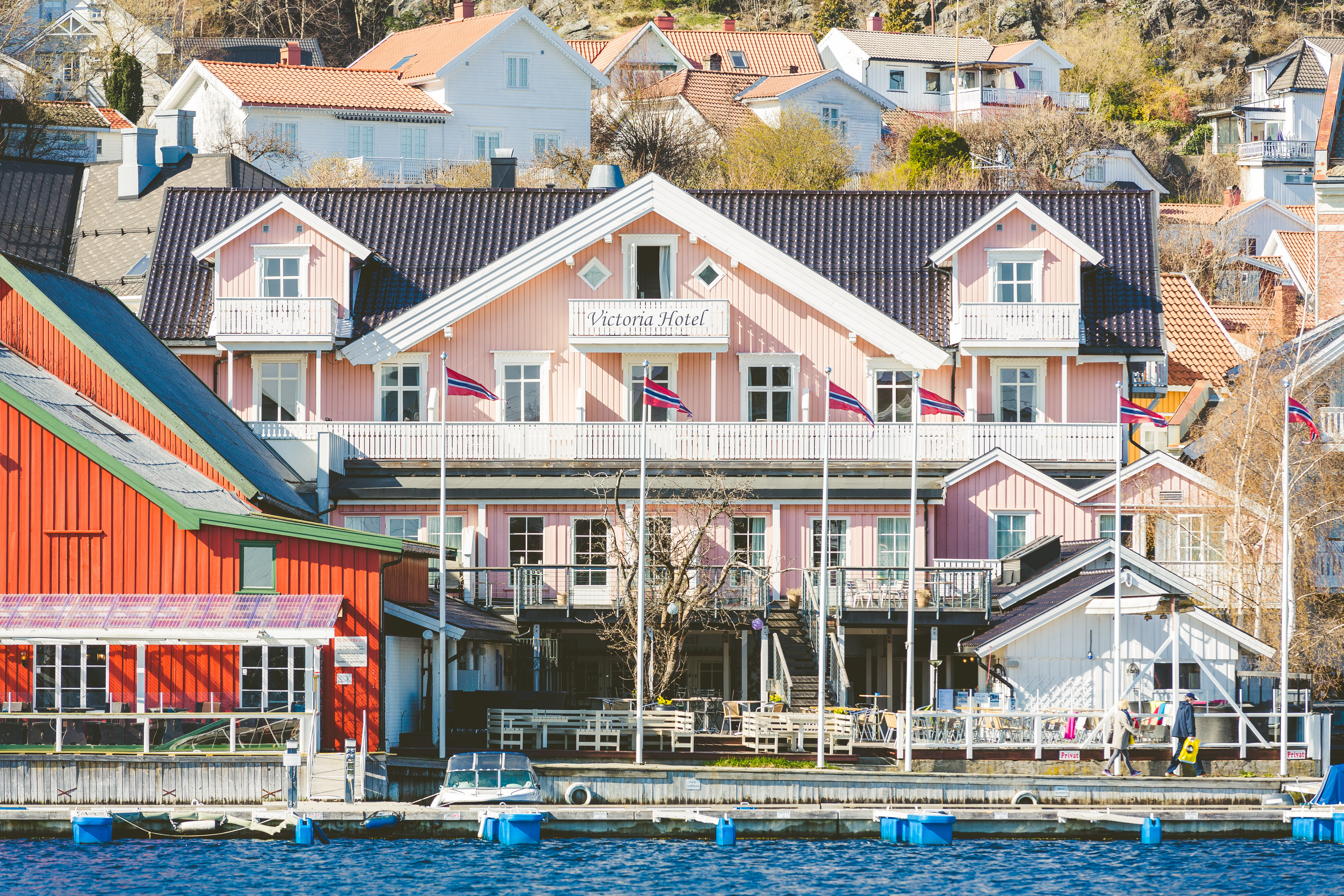 cosy apartment in Victoria Hotel with sea view