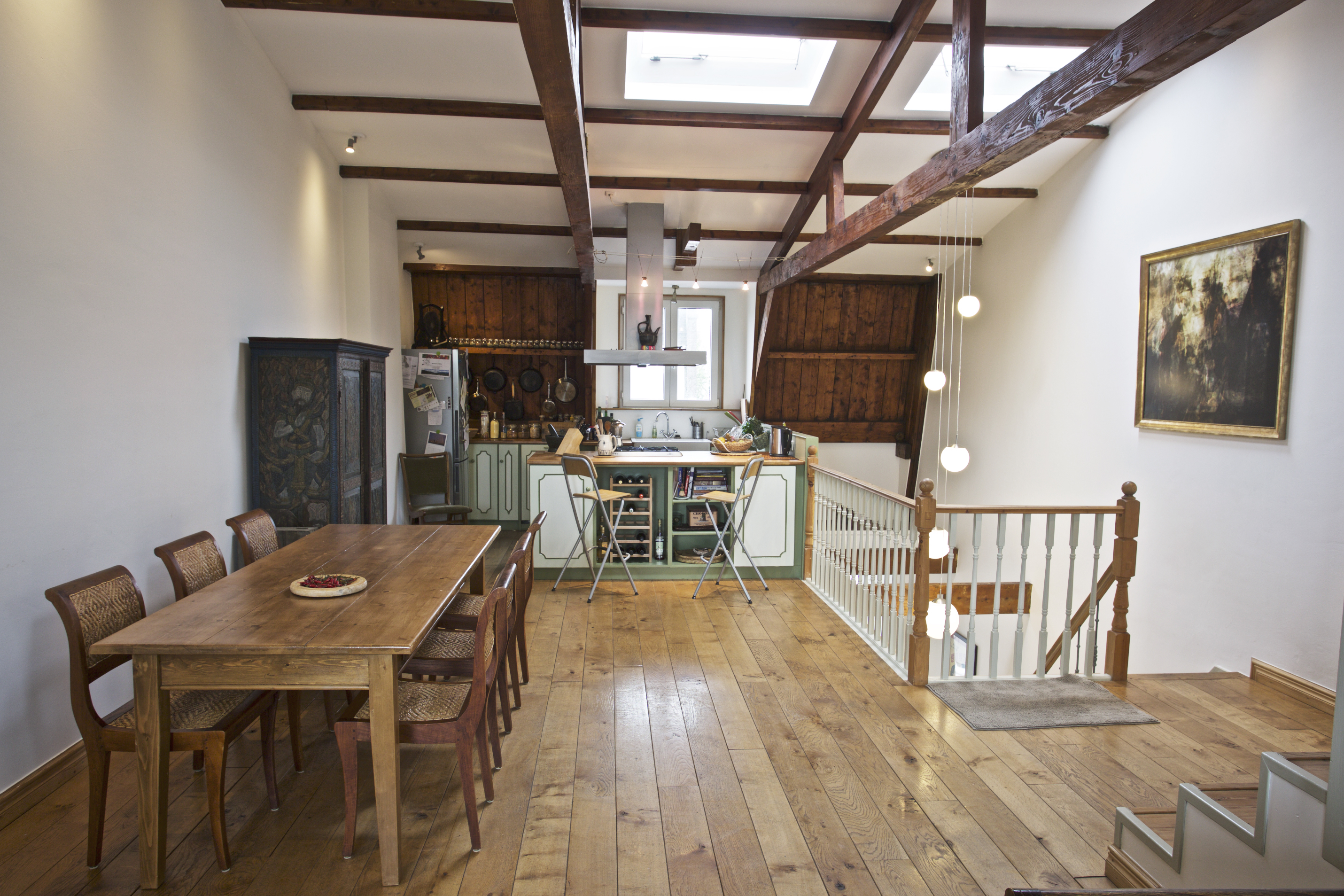 Stunning room/bath in bright loft — Amsterdam stay
