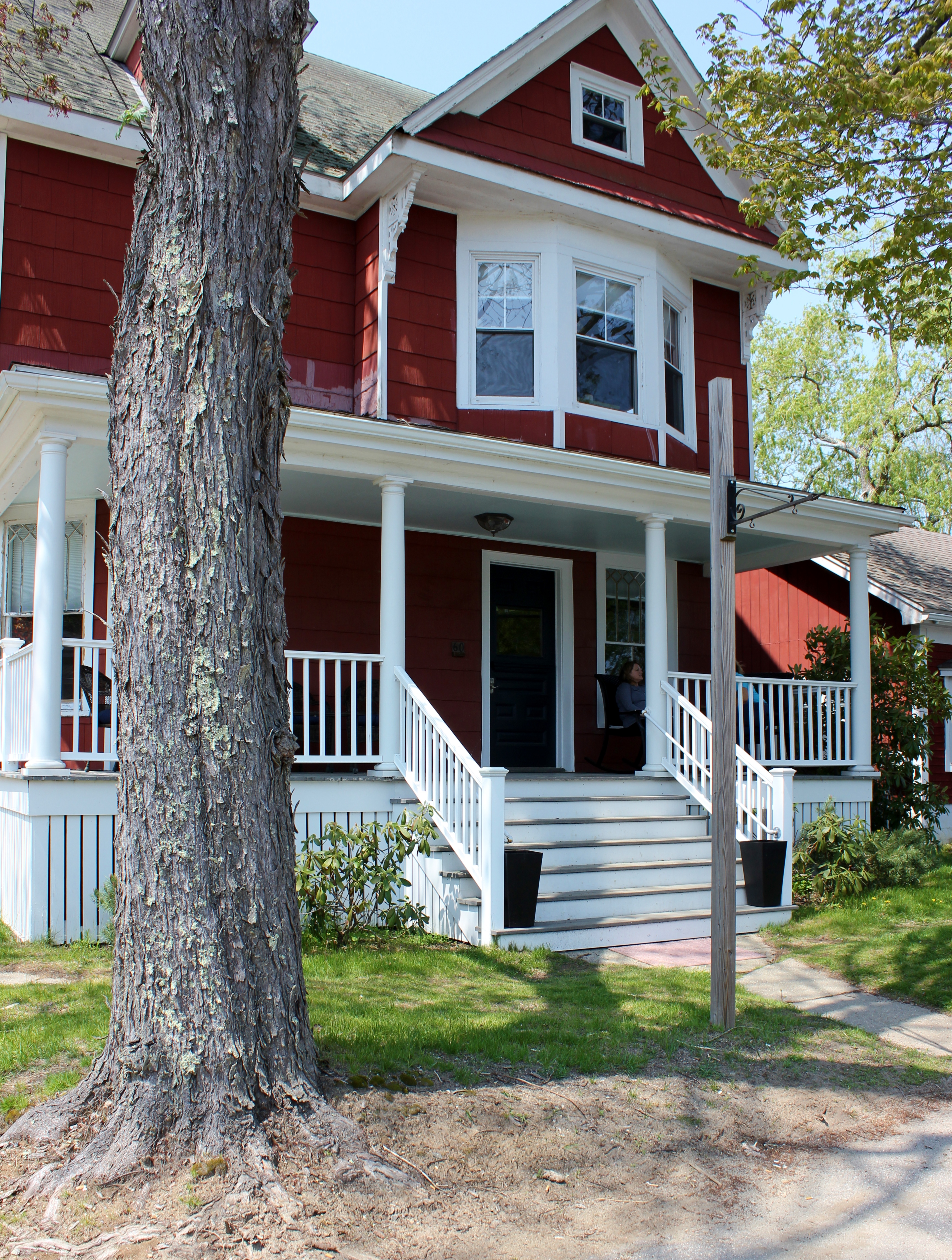 The Red House by Sea Maine