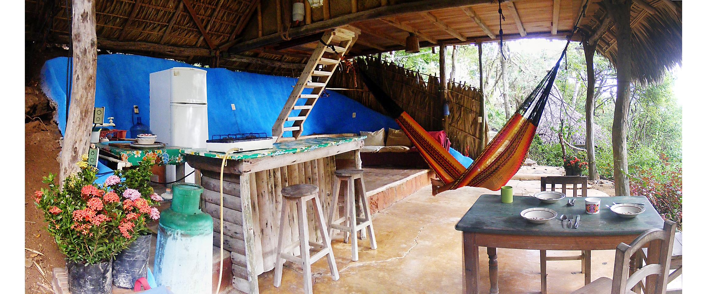 La Cabaña Azul de Cabañas Gemelos