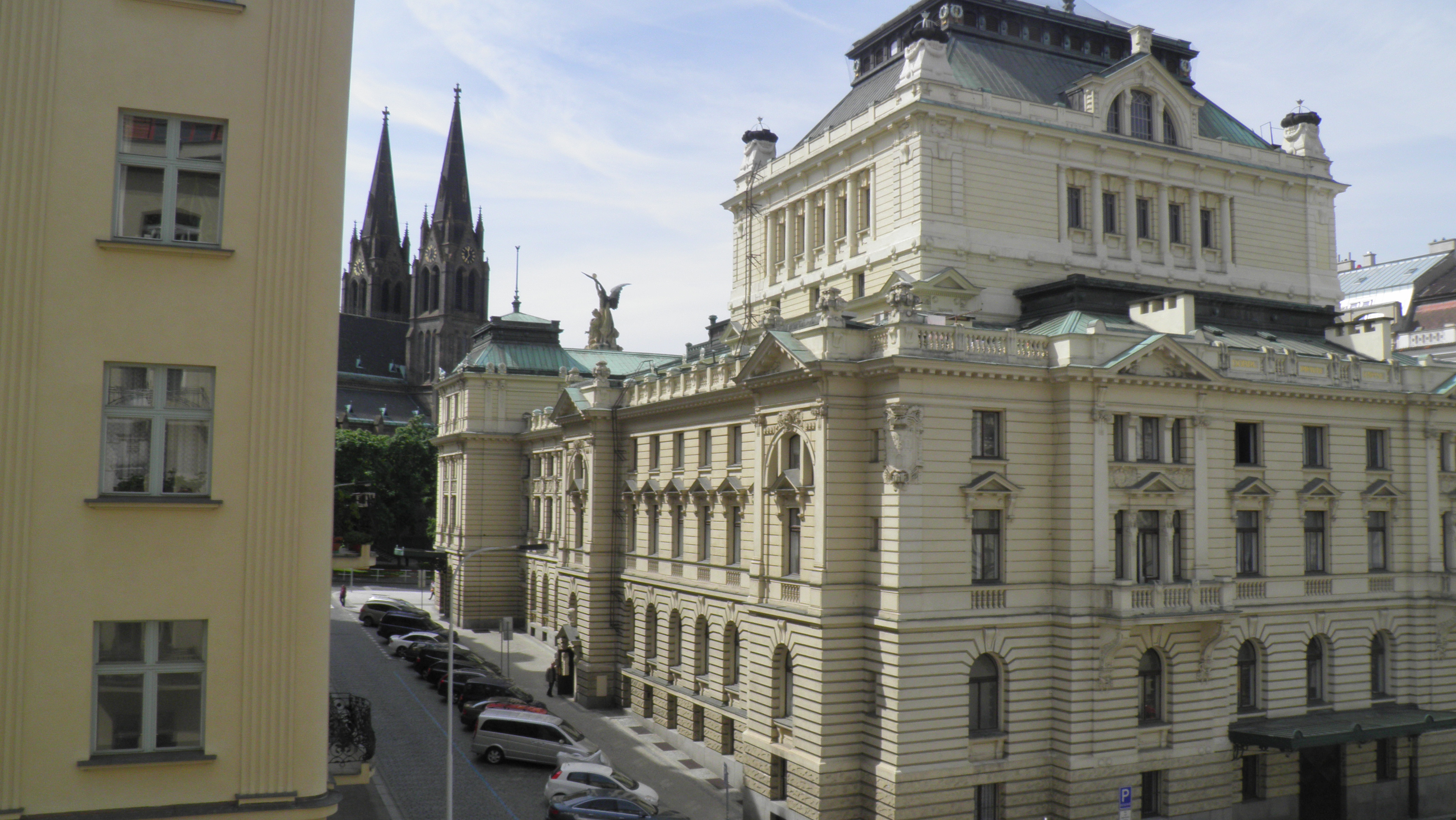 Central Prague Spacious Room with Private Balcony