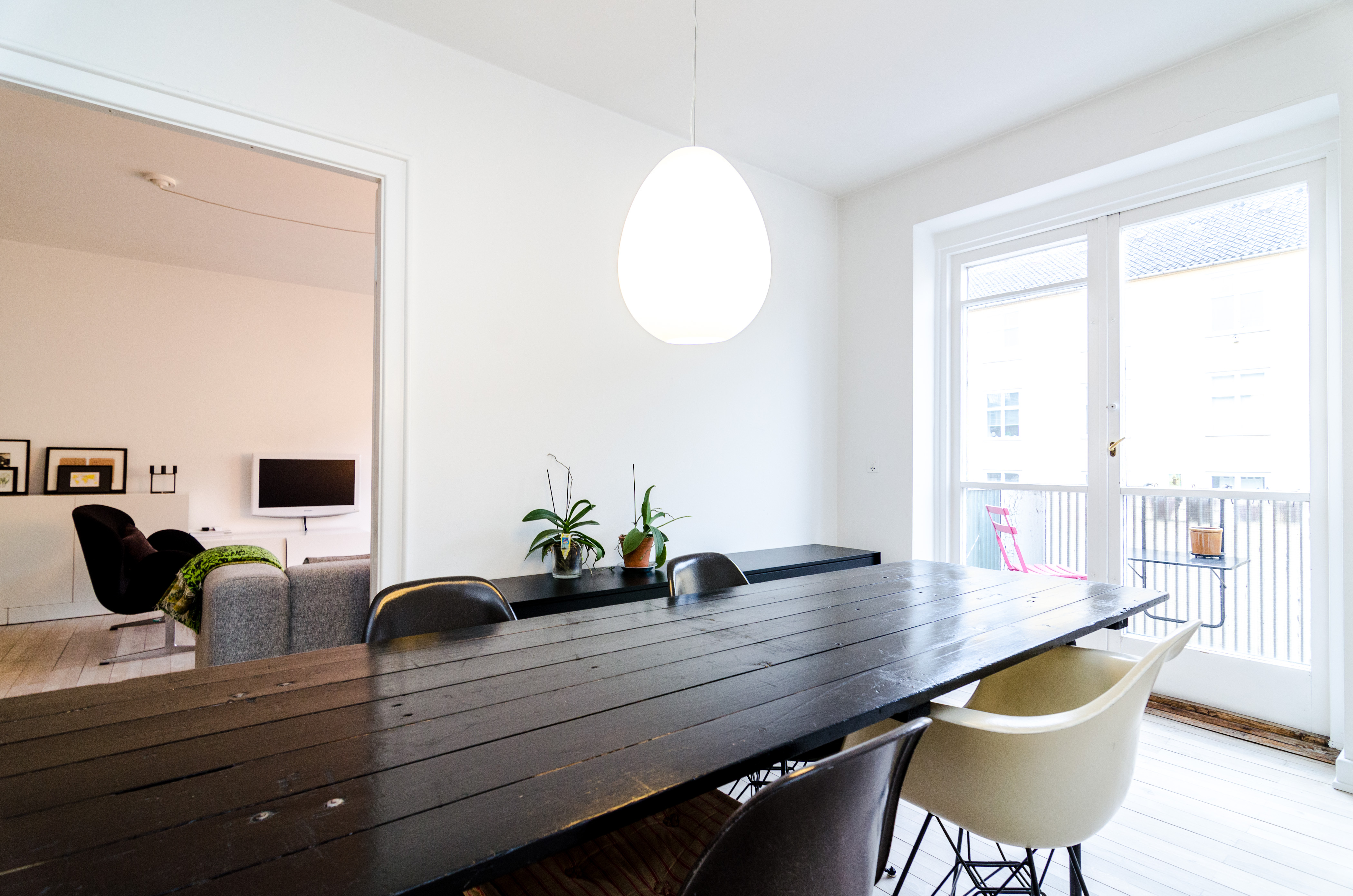 Charming balcony with canal view in Indre By, Copenhagen