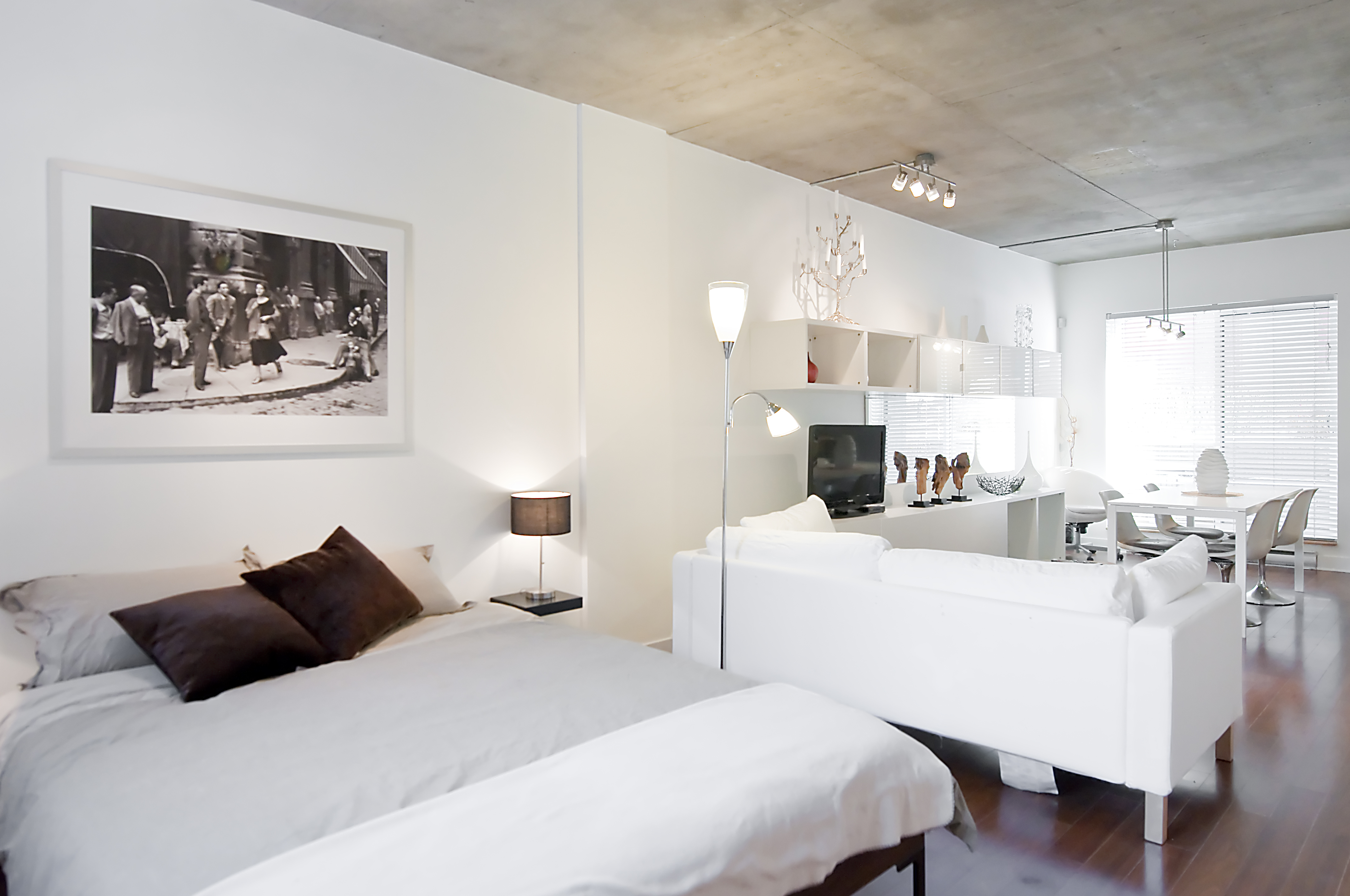 Furnished loft with parking, med - long-term stays in Mercier-Hochelaga-Maisonneuve, Montreal