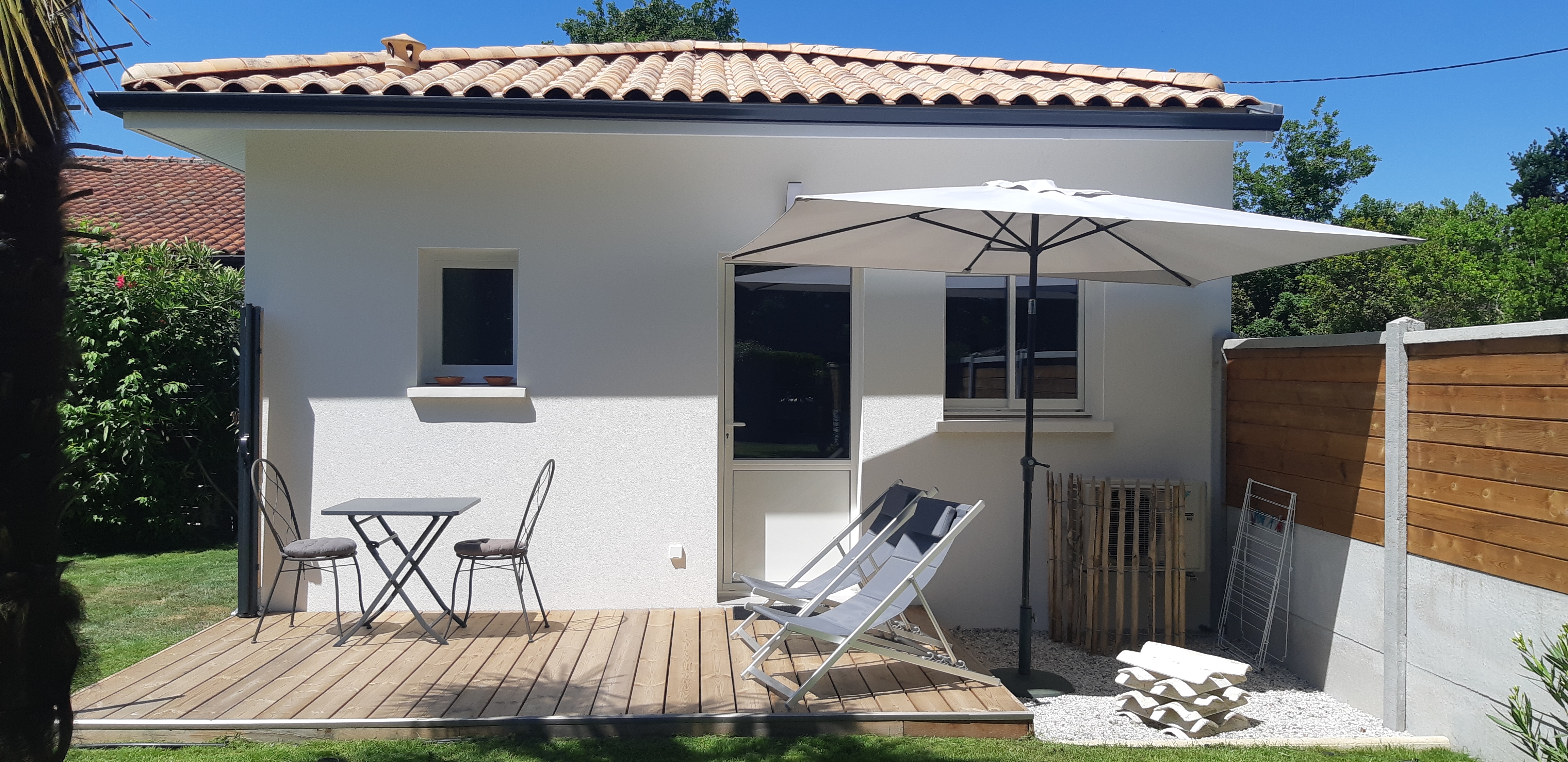 Studio with pool in the heart of the Bassin d 'Arcachon