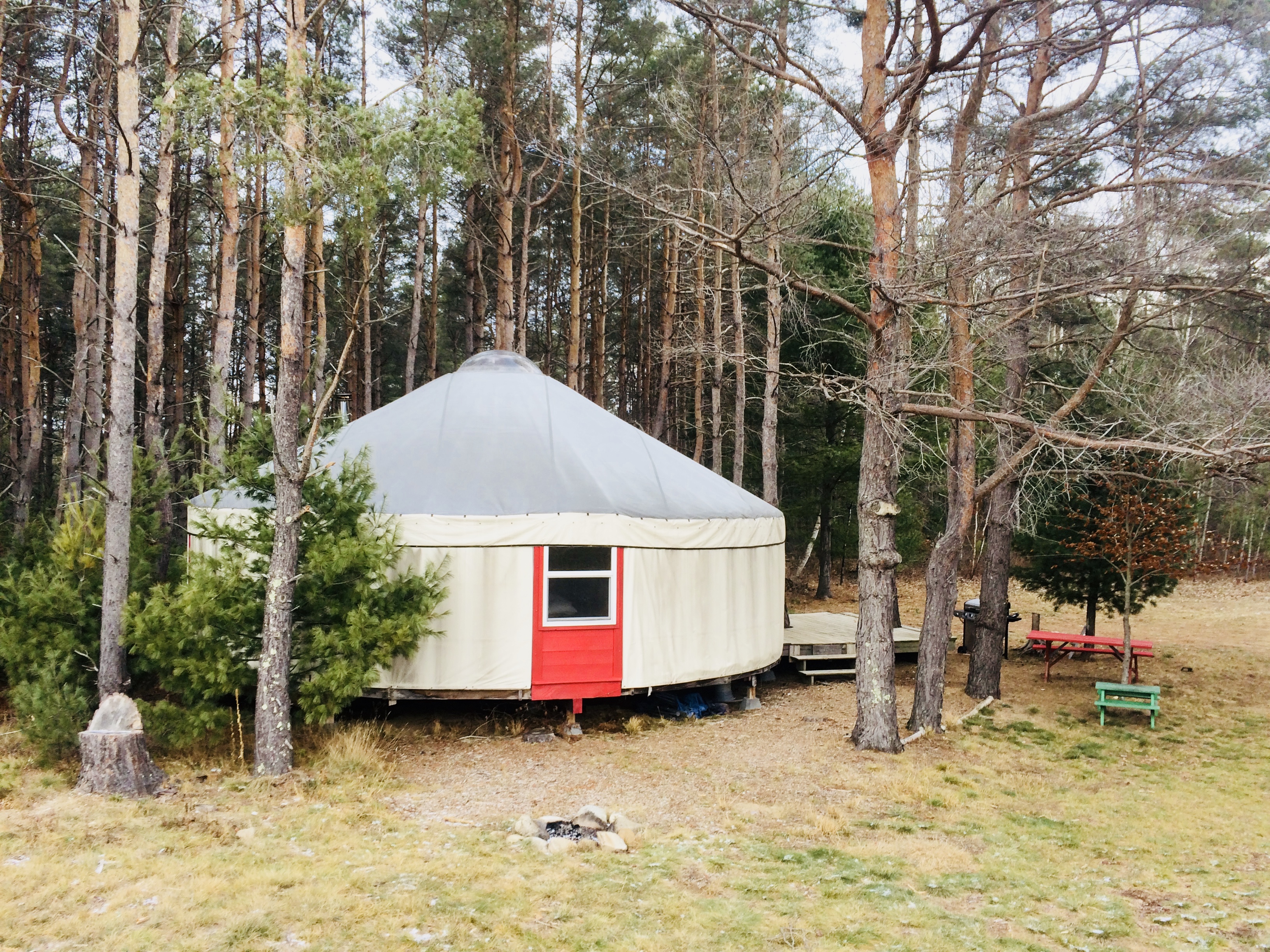 Adirondack Mountain Yurt At Blue Pepper Farm Yurts For Rent In Jay New York United States