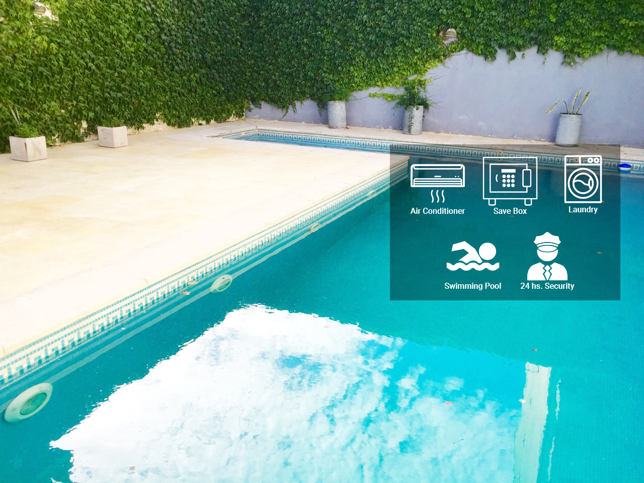 Apt. Palermo Soho- FreeGarage-24/7 security-S pool