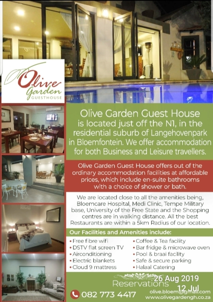Olive Garden Guesthouse Bed And Breakfasts For Rent In