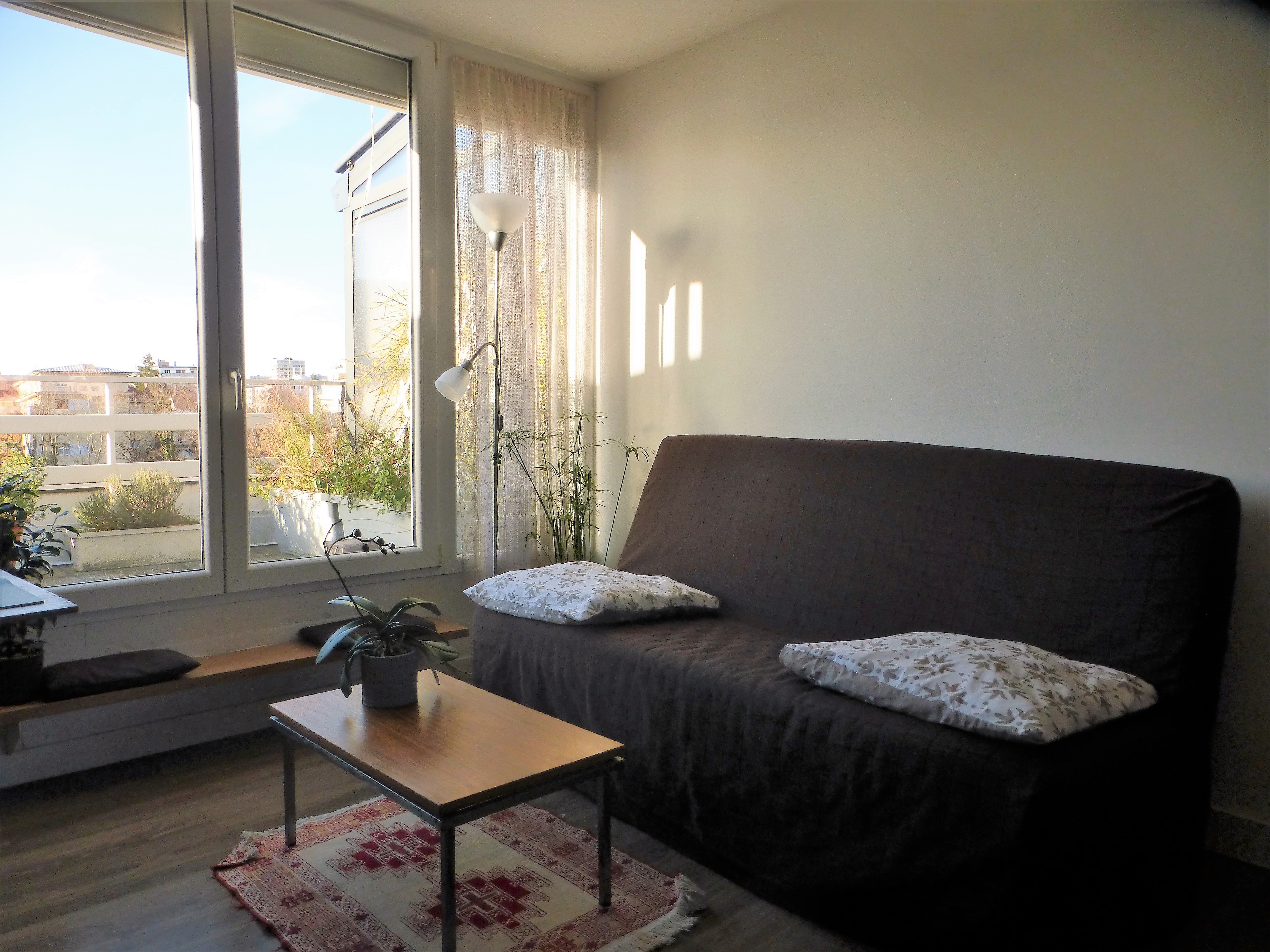 Apartment T2 with terrace in the city center