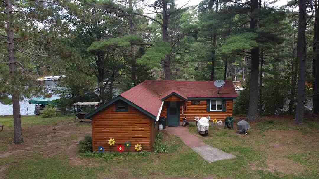 Private on the Water North woods Cabin Retreat Cabins for Rent in Manitowish Waters, Wisconsin