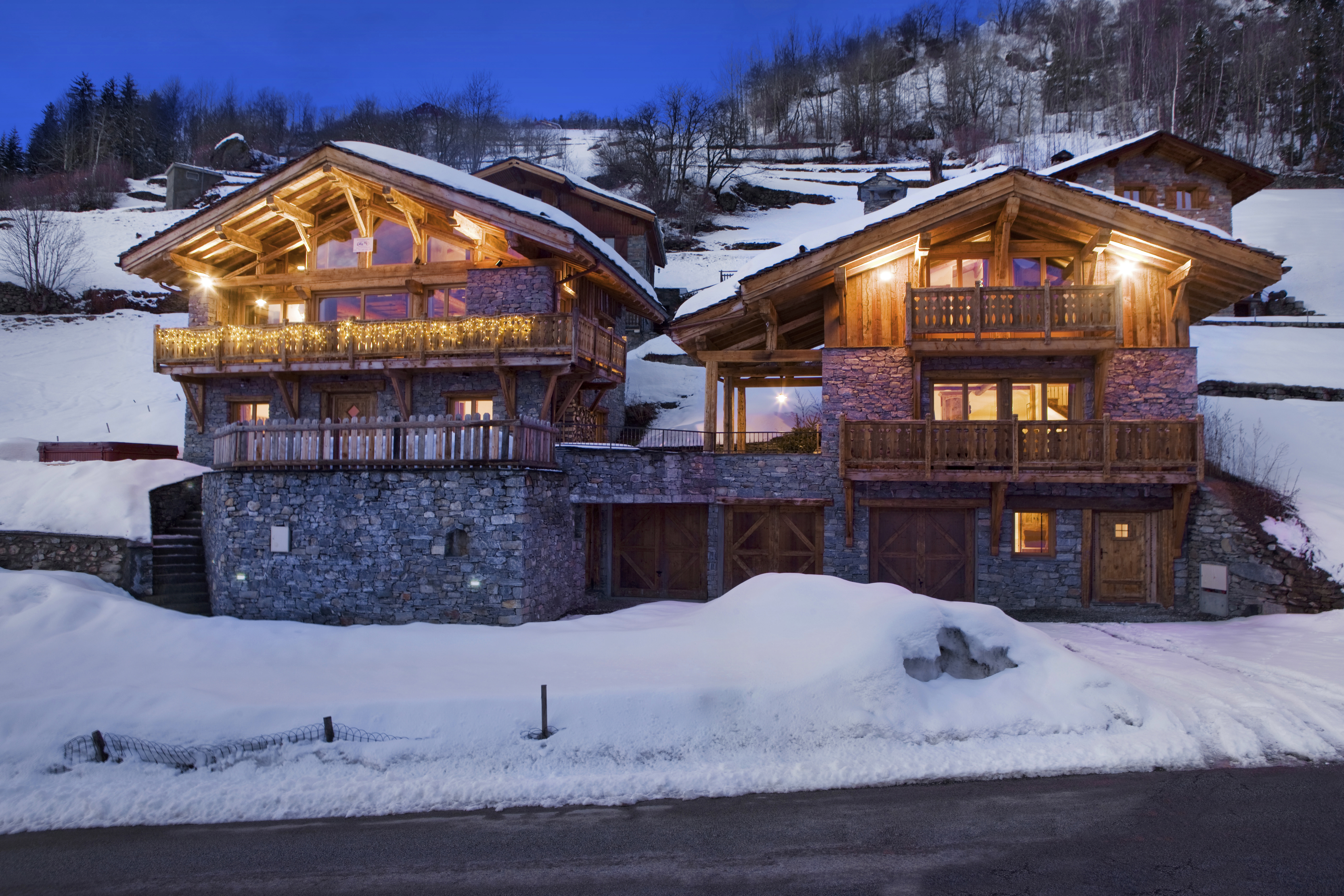 Luxury chalet in French Alps