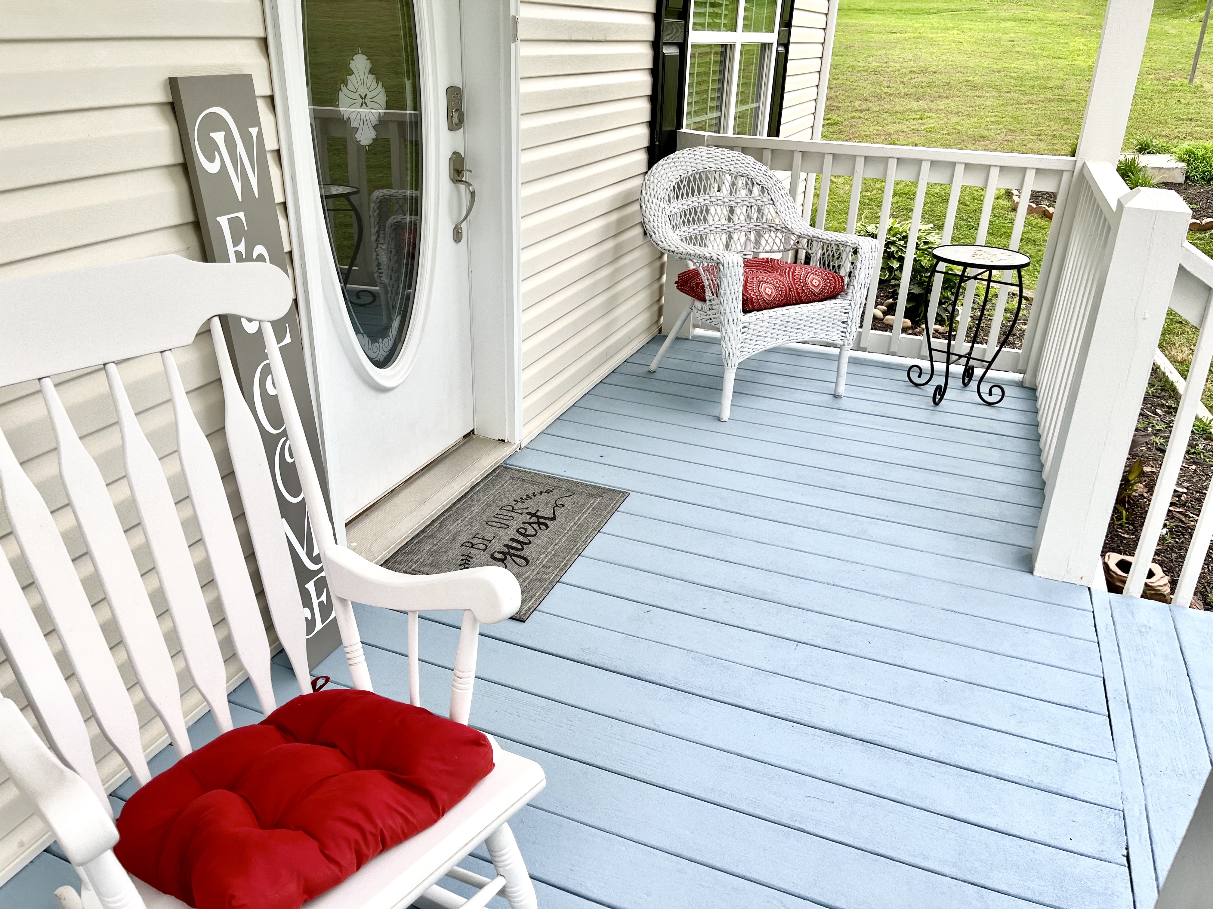 Charming Blue Porch Bungalow
