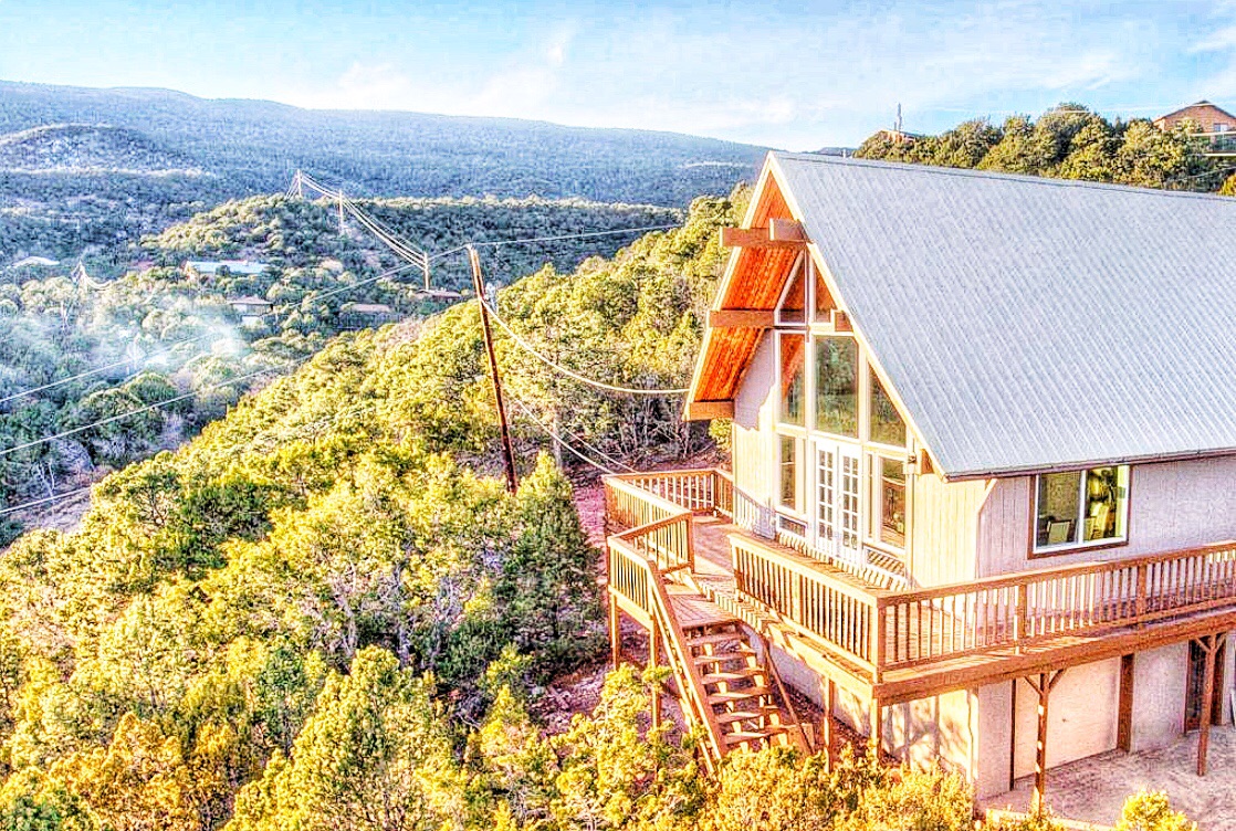A Mountain Escape with Endless Views Near Abq Houses for Rent in