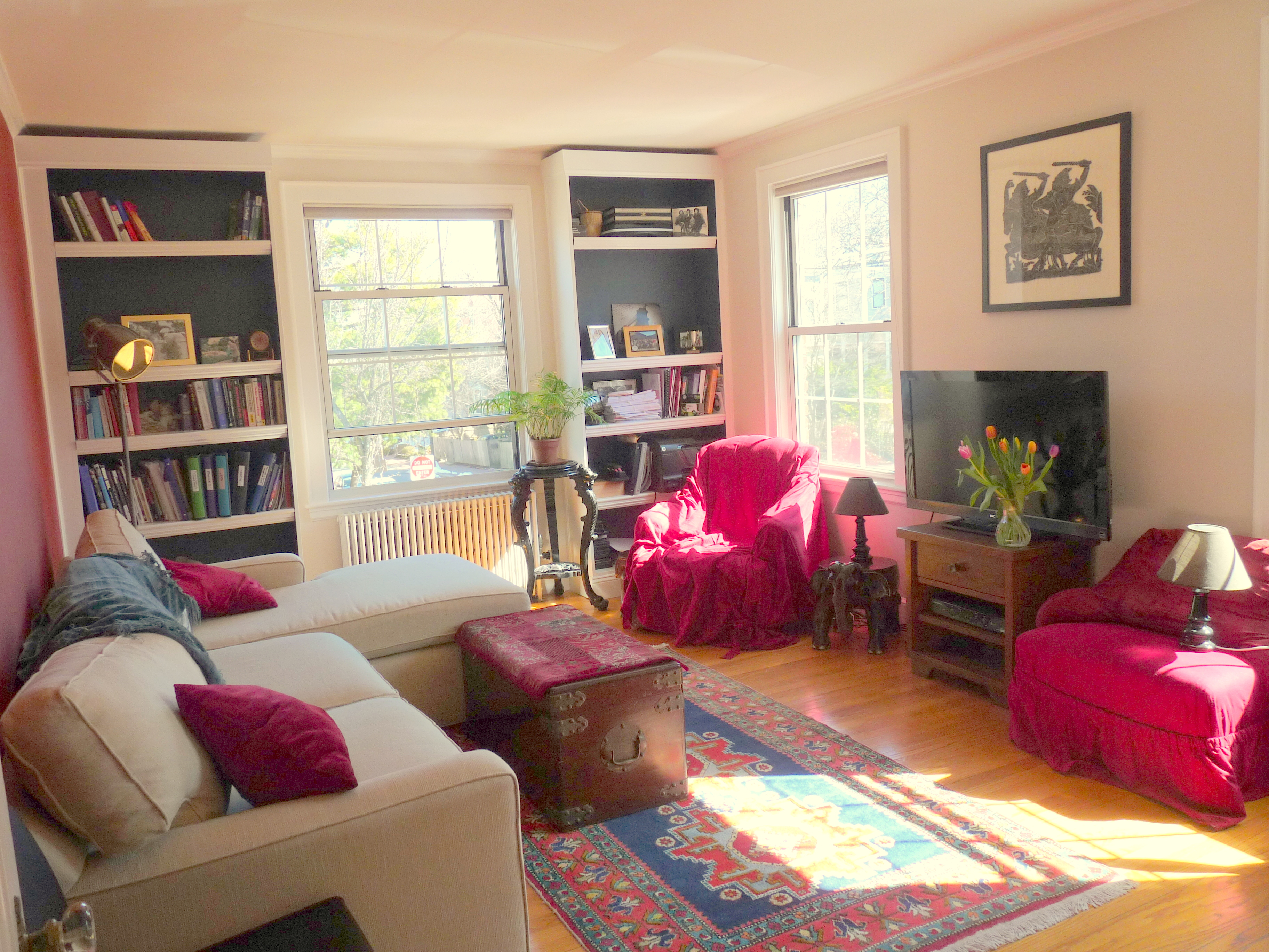 Sunny, lg 1-br, heart of Cambridge in Mid-Cambridge, Cambridge