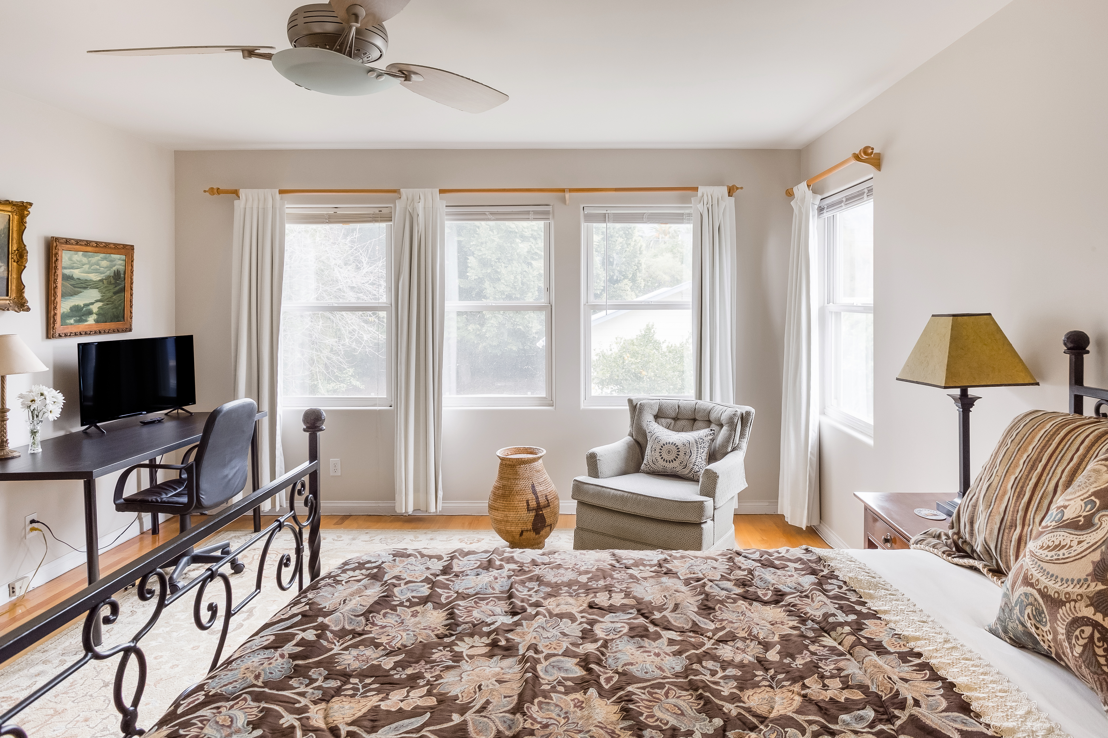 A Sunlit Suite in a Storybook Home