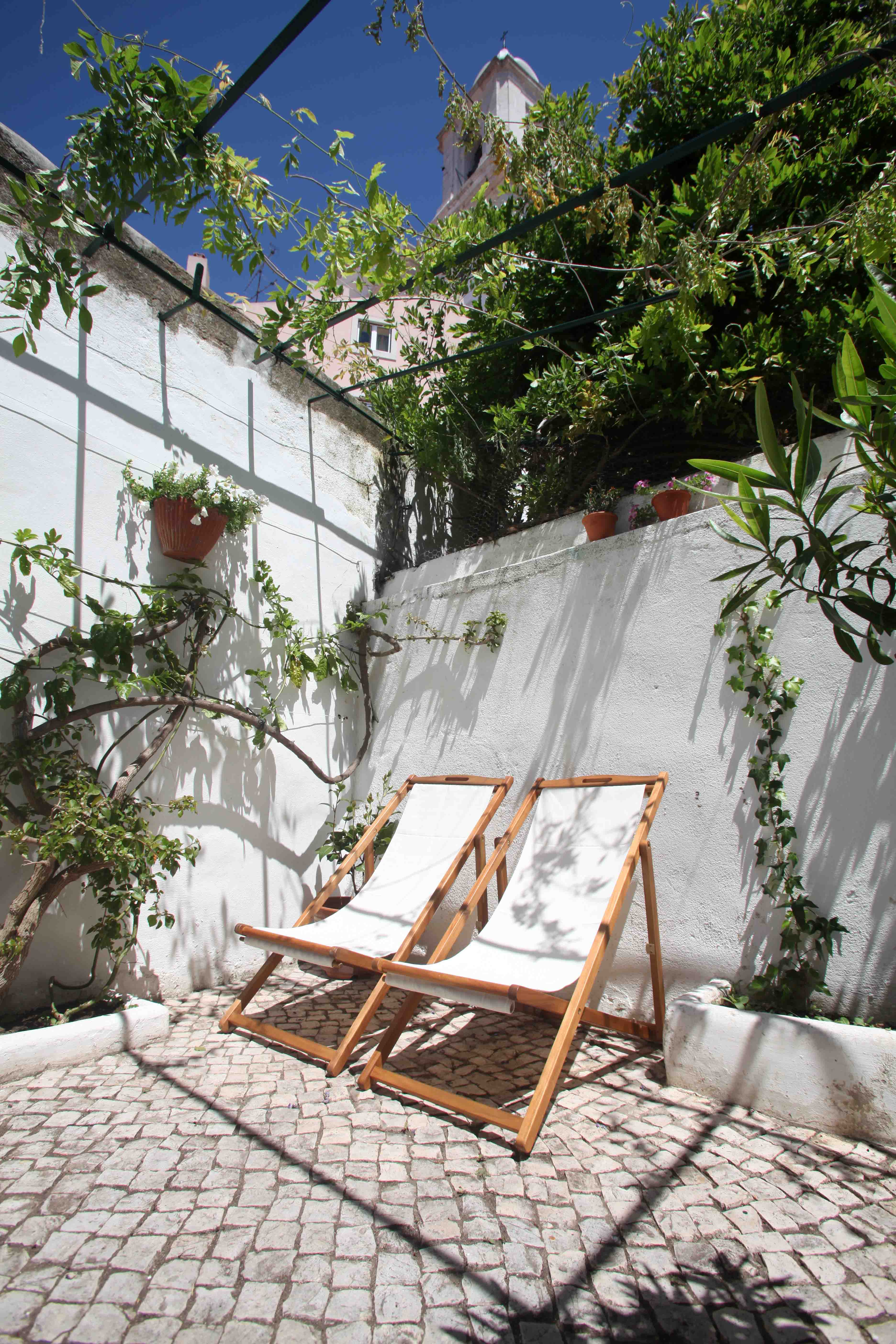 Historical center with garden
