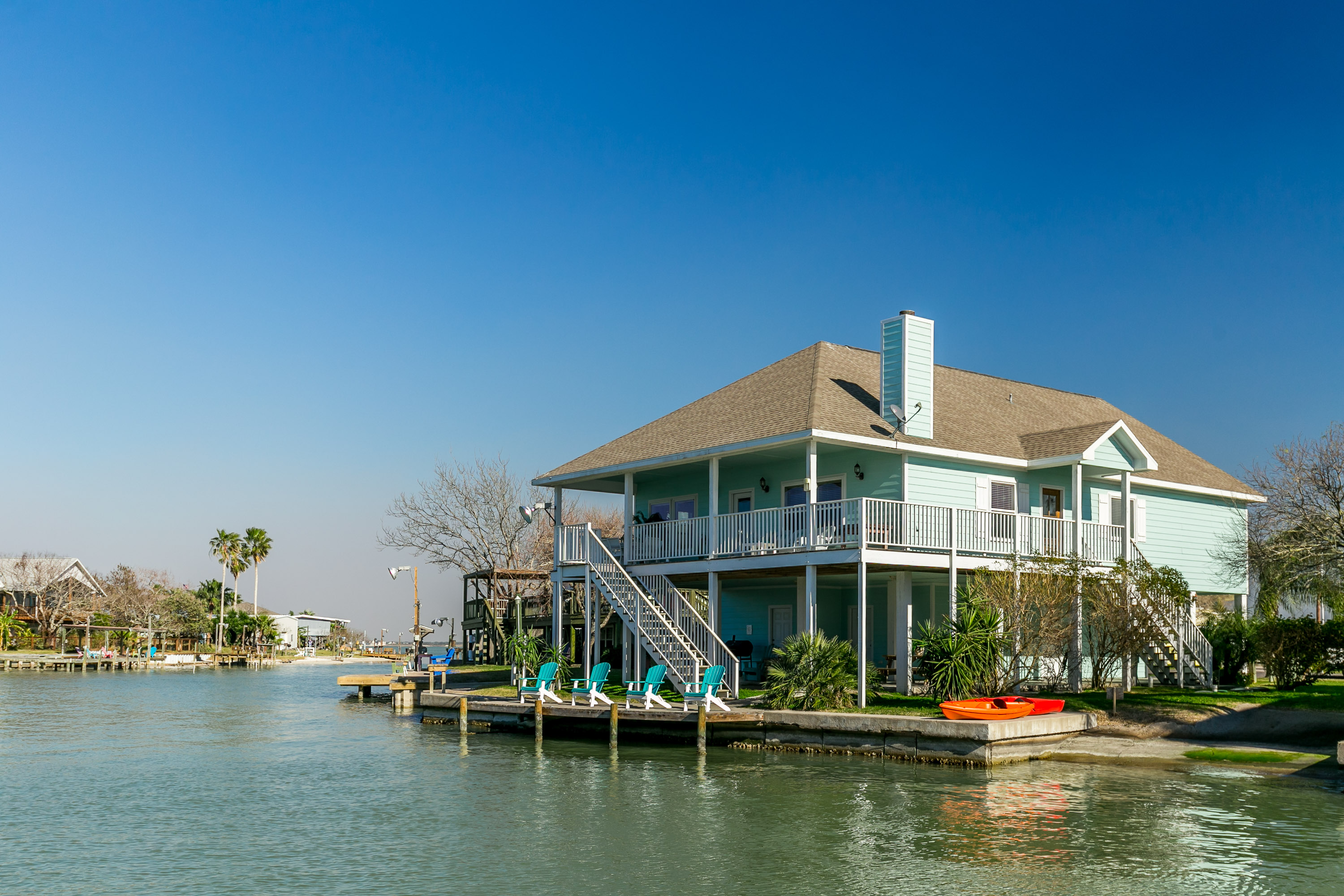 Best View Waterfront Home Houses for Rent in Rockport, Texas, United