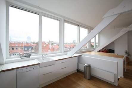 Loft near place flagey (95 m2) in Etterbeek, Brussels