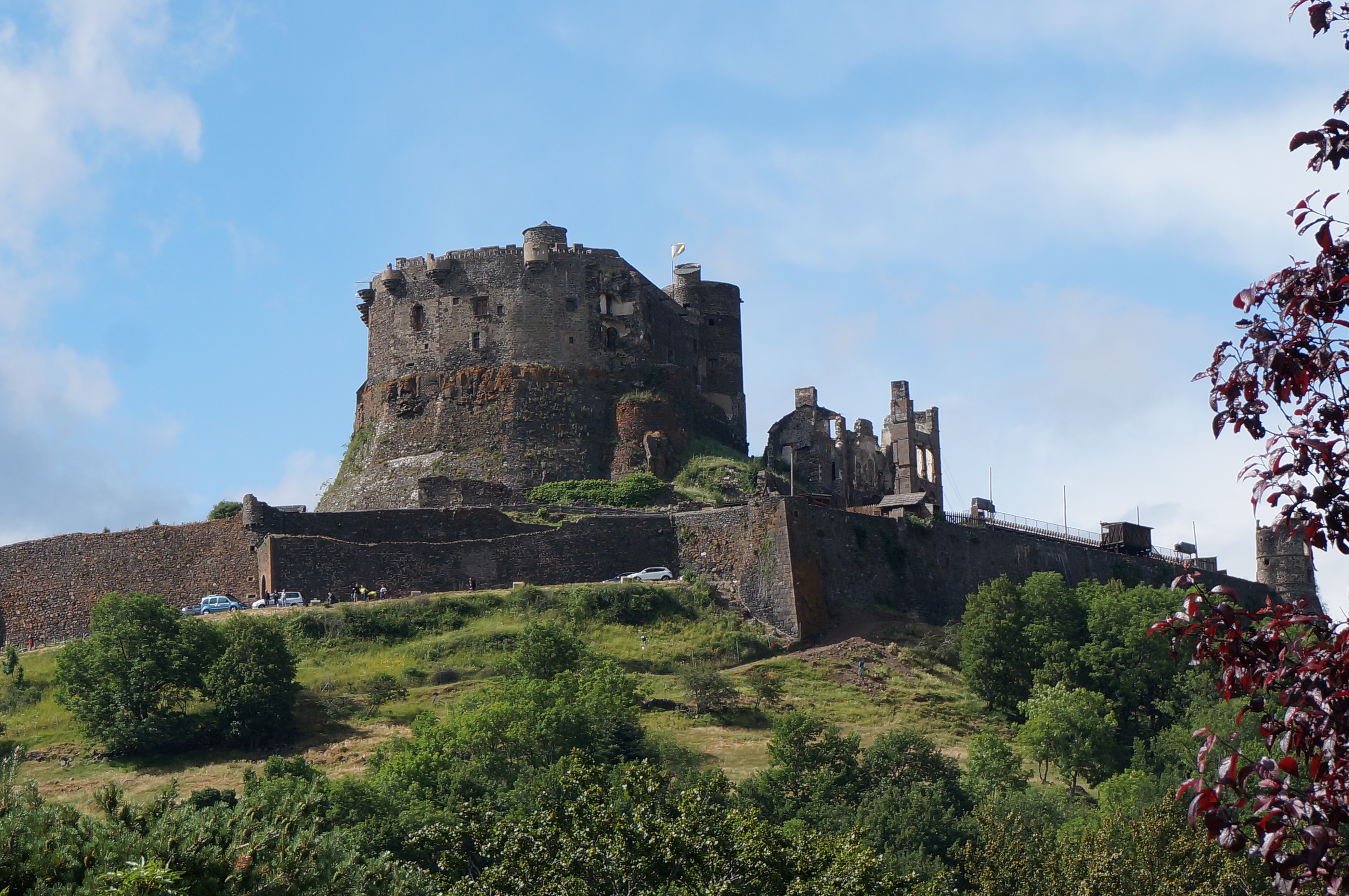 House with views of Murol Castle