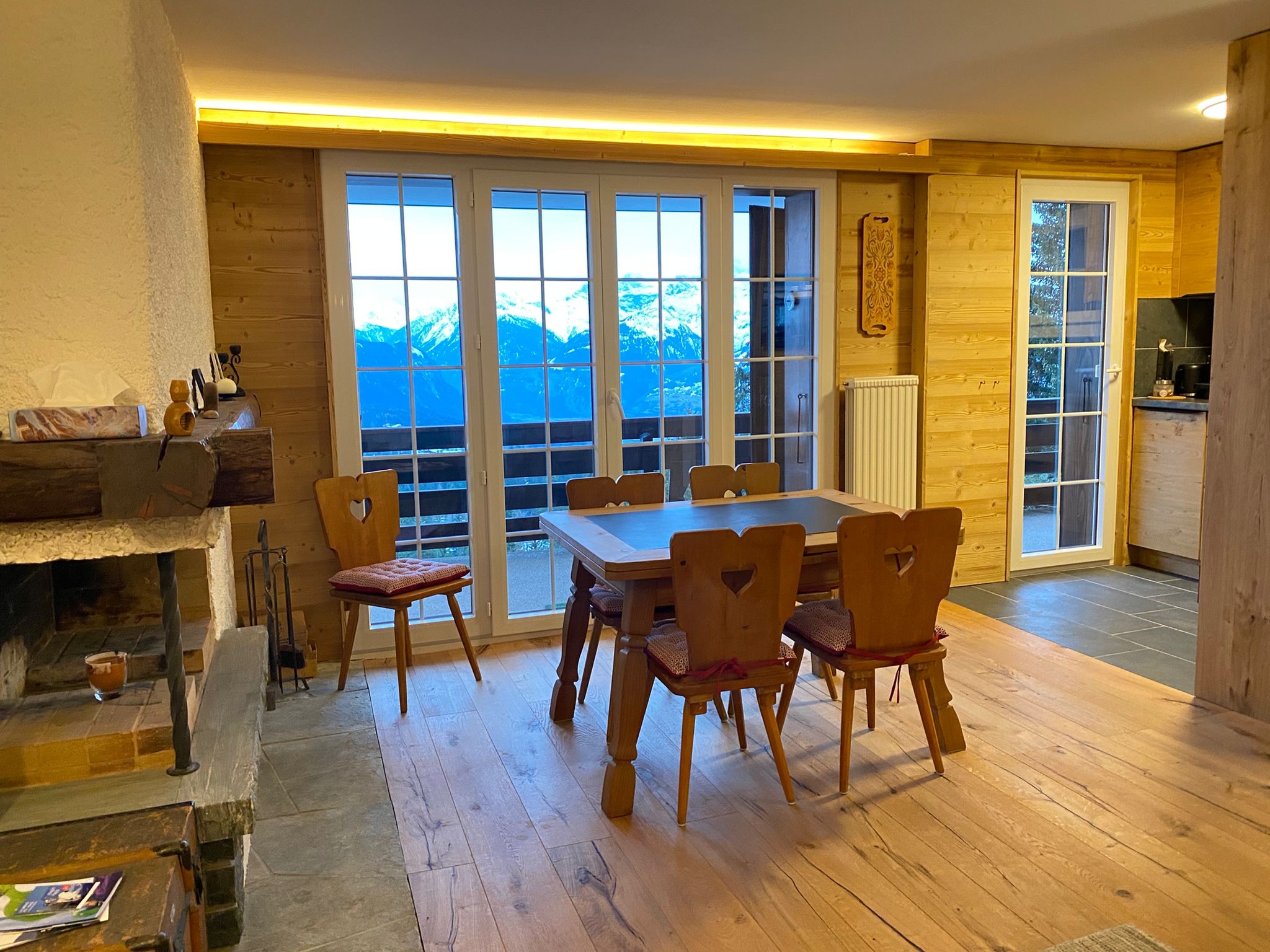 Renovated apartment in Villars. Amazing view!