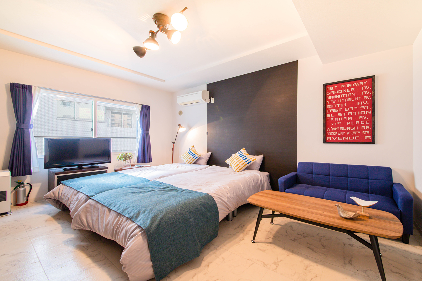 BLUE【1 minute walk to Nishi 18-chome Station】 - Airbnb