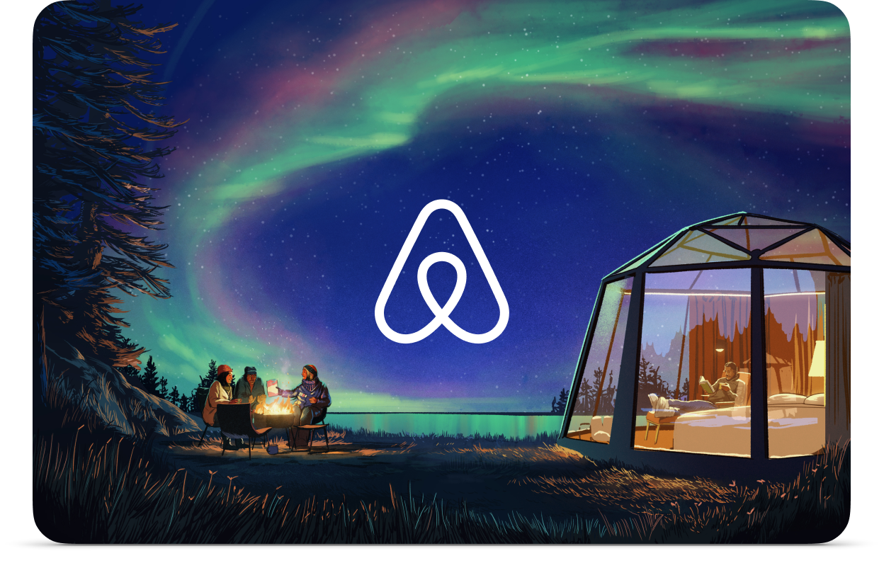 Achetez une carte cadeau Airbnb | Airbnb®