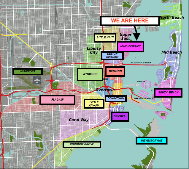 Mimo District Miami Map 18 Studio Miami Mimo+Free Parking - Condominiums For Rent In Miami,  Florida, United States - Airbnb