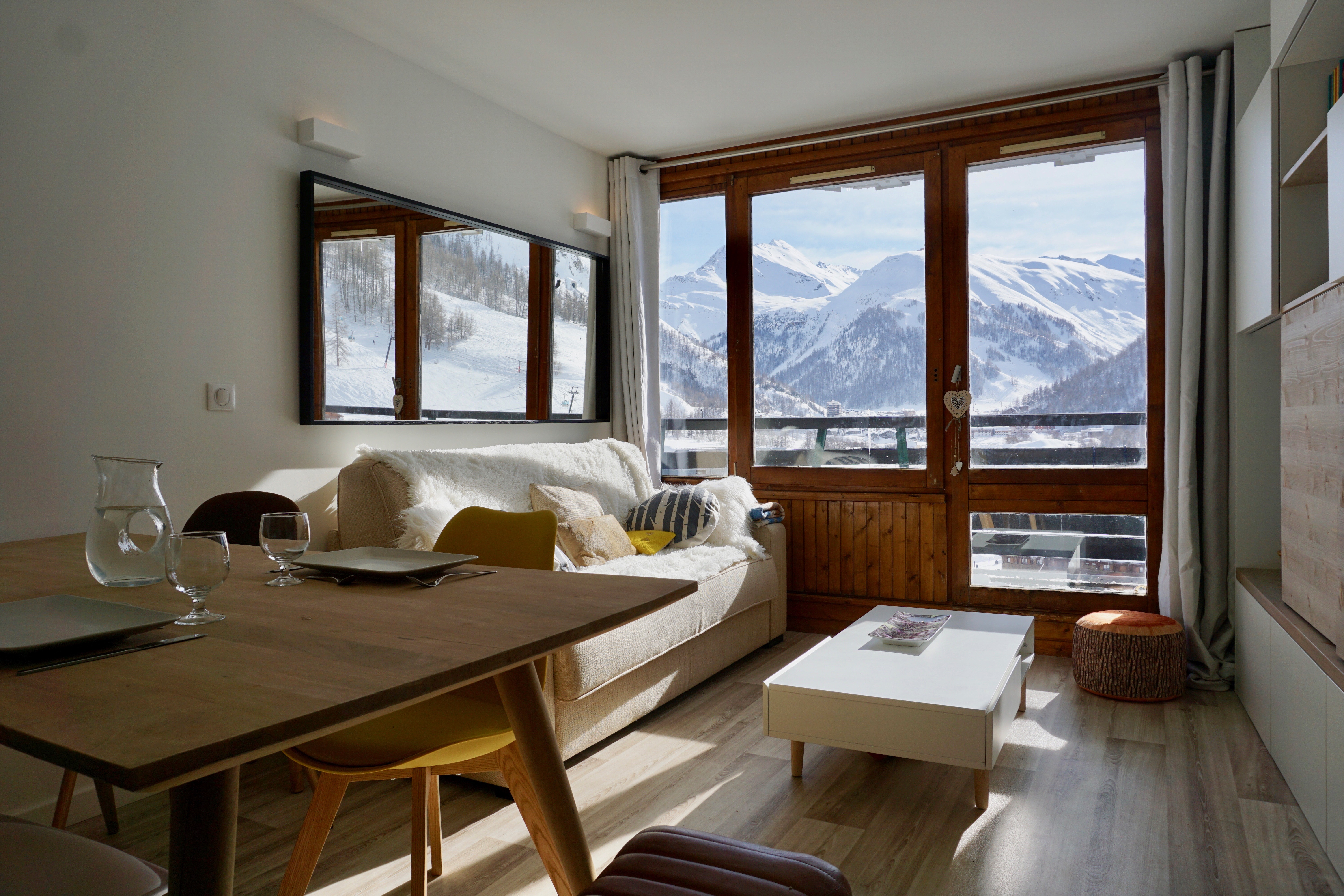3 Rooms Sublime view Cosy Wifi at the foot of the slopes