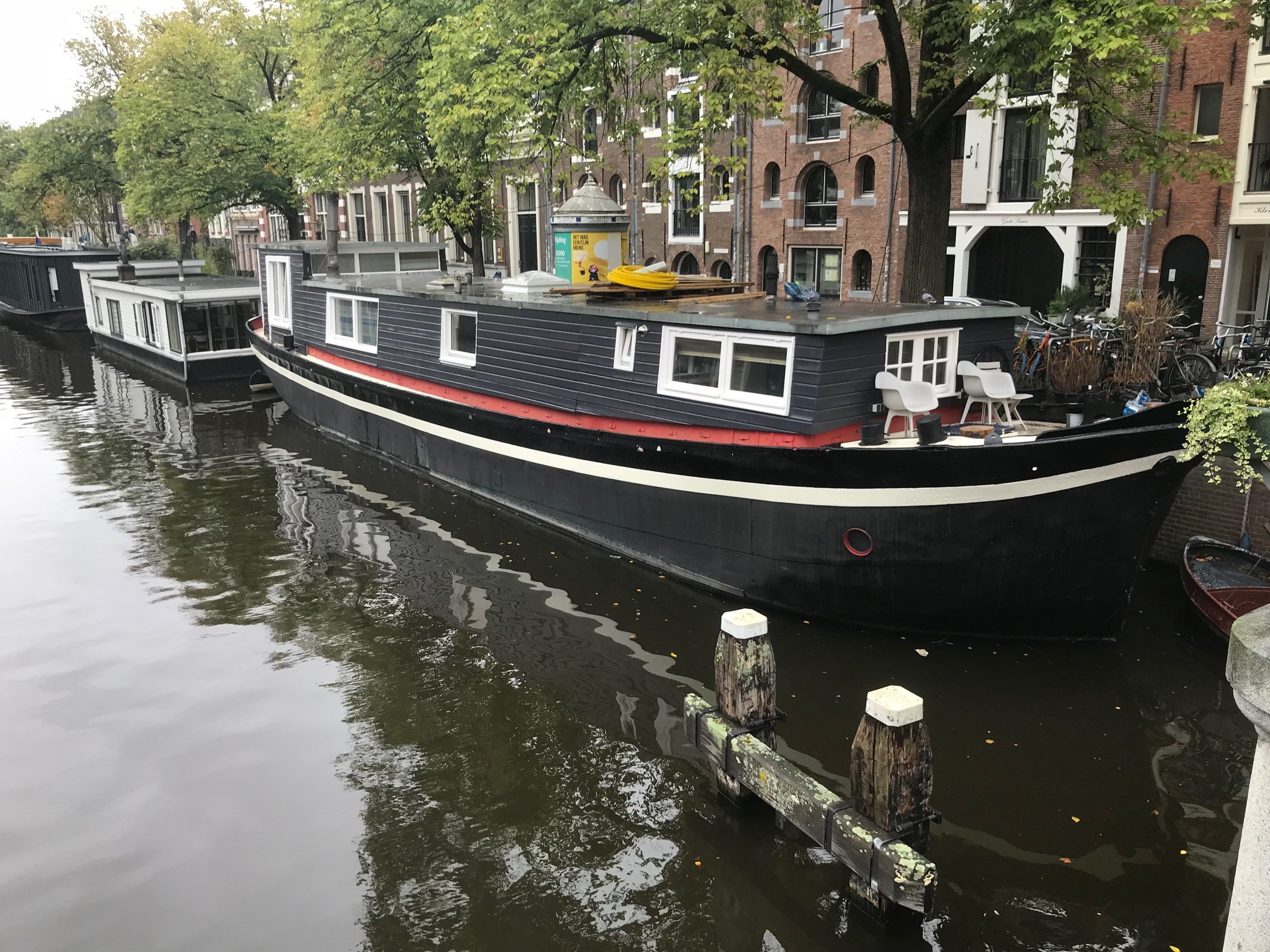 Historical fully private romantic houseboat — Amsterdam stay