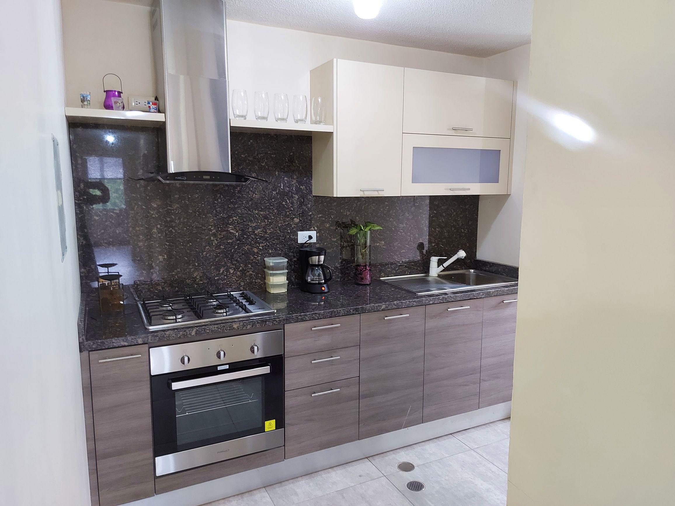 Cute furnished apartment with forest view