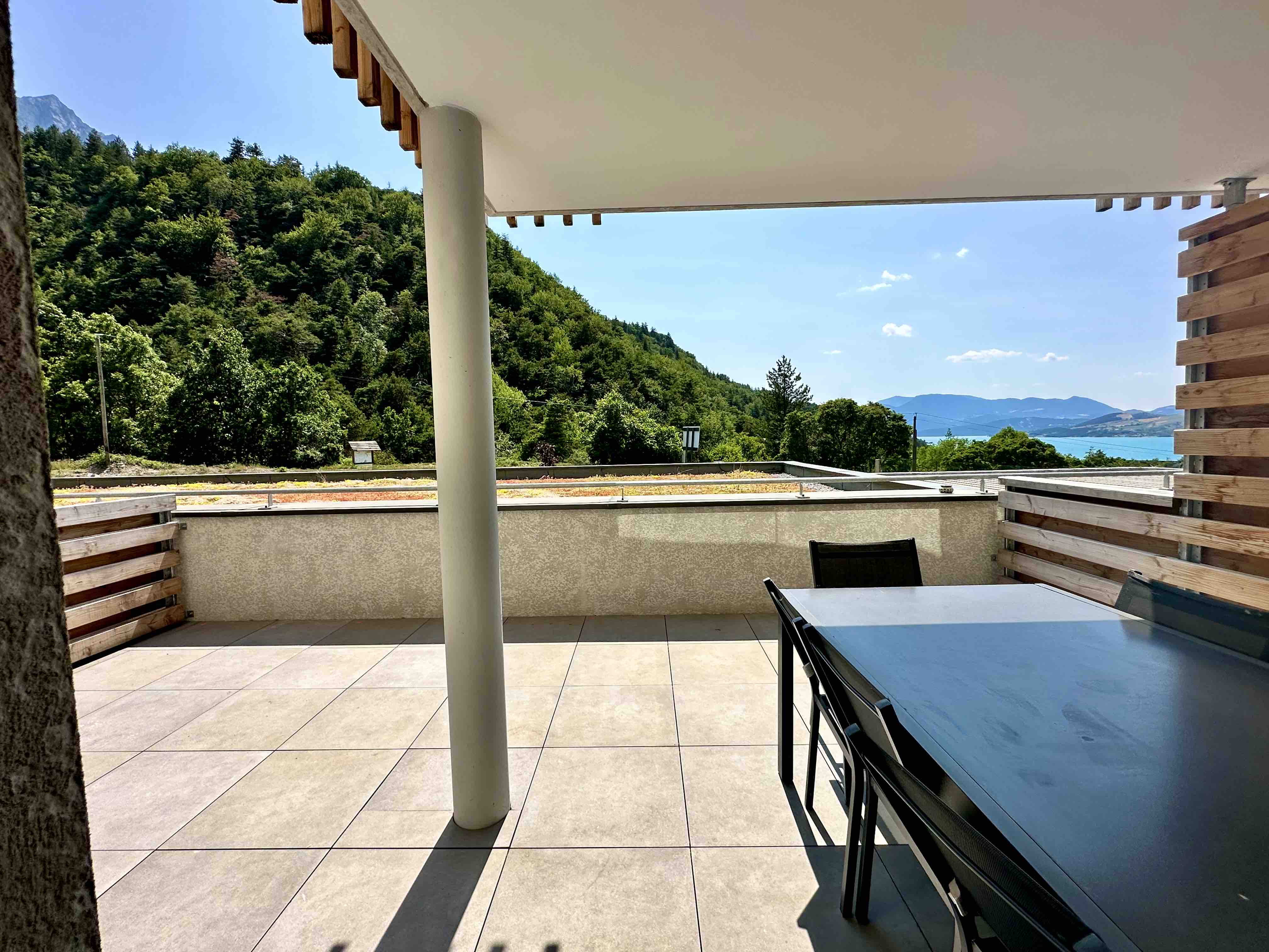 Close to beach with large terrace
