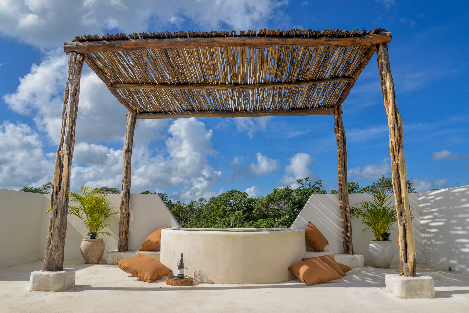 Private House+Rooftop Pool at Mayan Selva in Tulum Airbnb