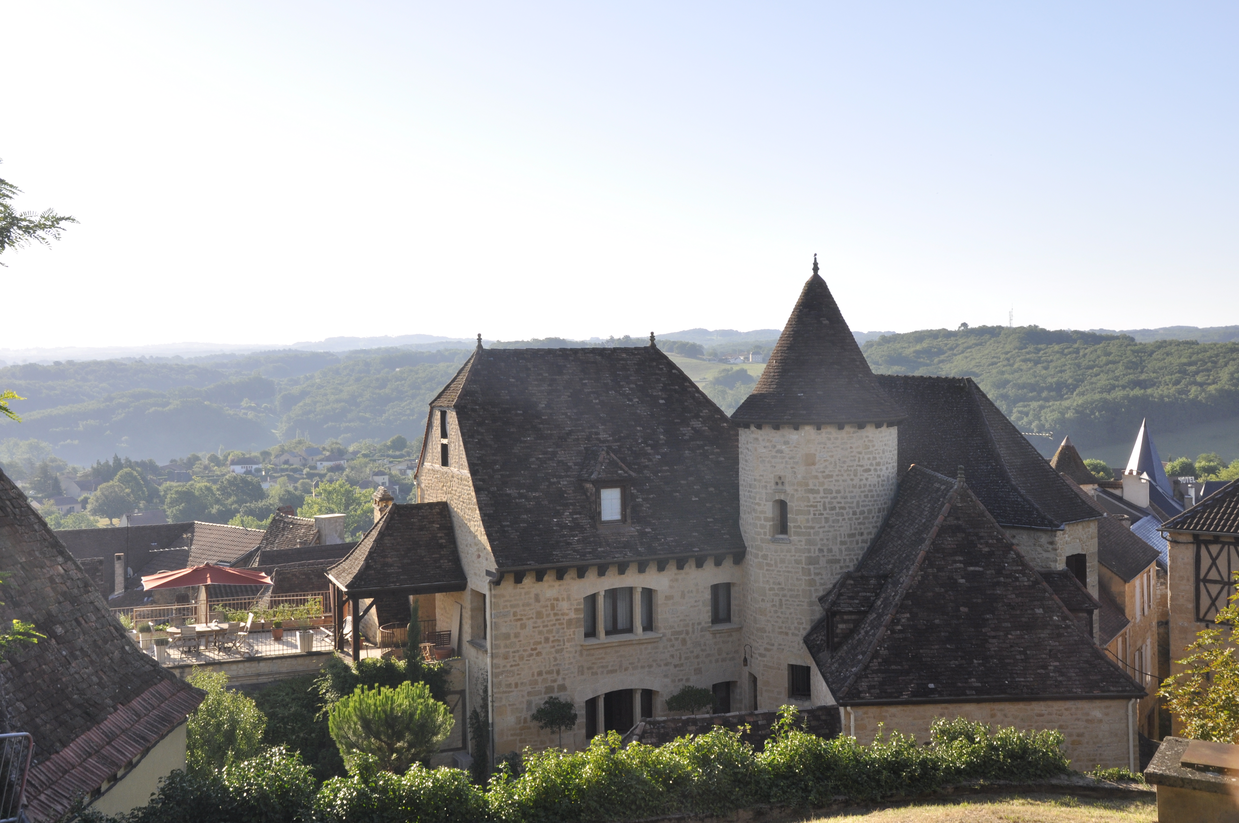 Chez Tante Elise at the top of medieval Gourdon