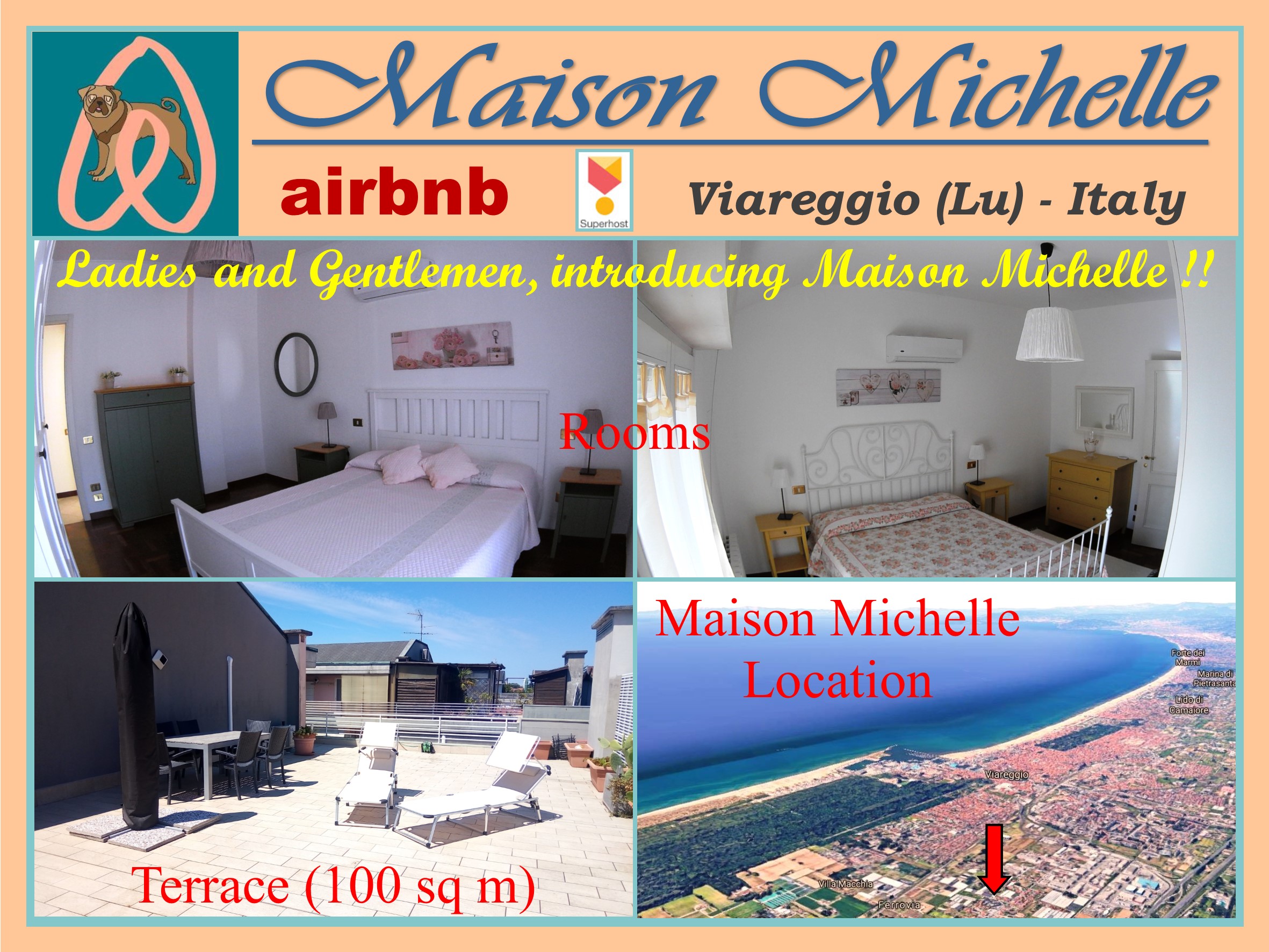 Maison Michel: Penthouse between Lake a Sea
