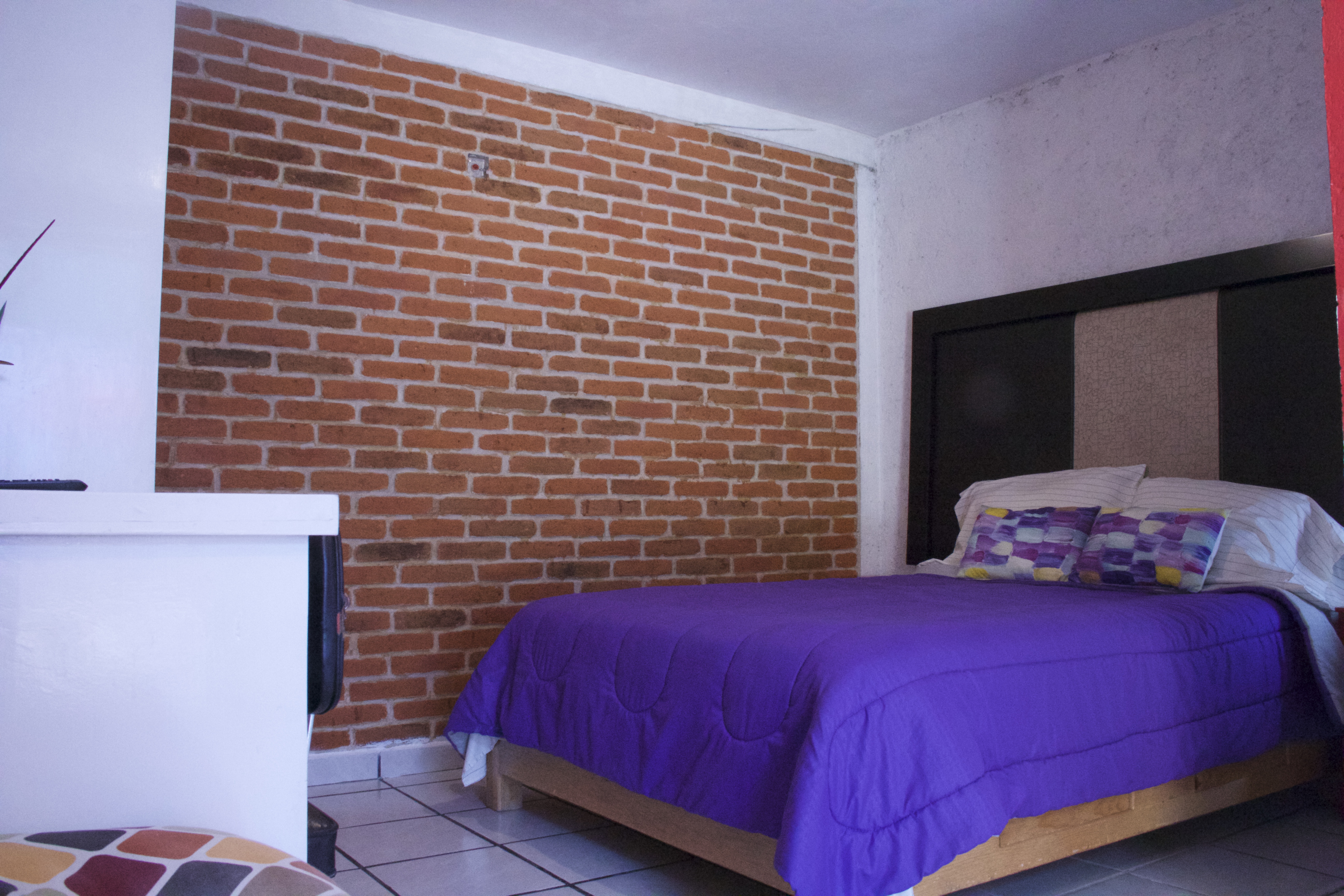 Bedroom near the airport of the city of Mexico