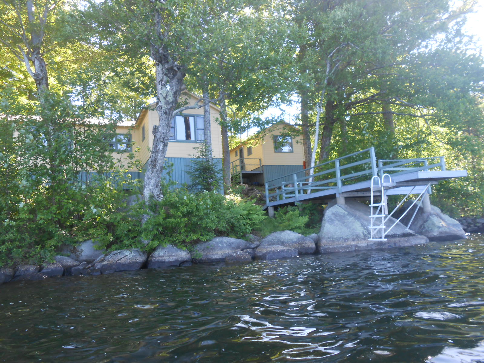 Sunapee area lakeside cottages trio on Sand Pond Cottages for Rent in