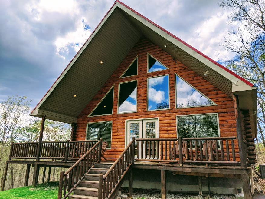 Sacred Winds Yatesville Lake Luxury Cabin Rental Cabins for Rent in