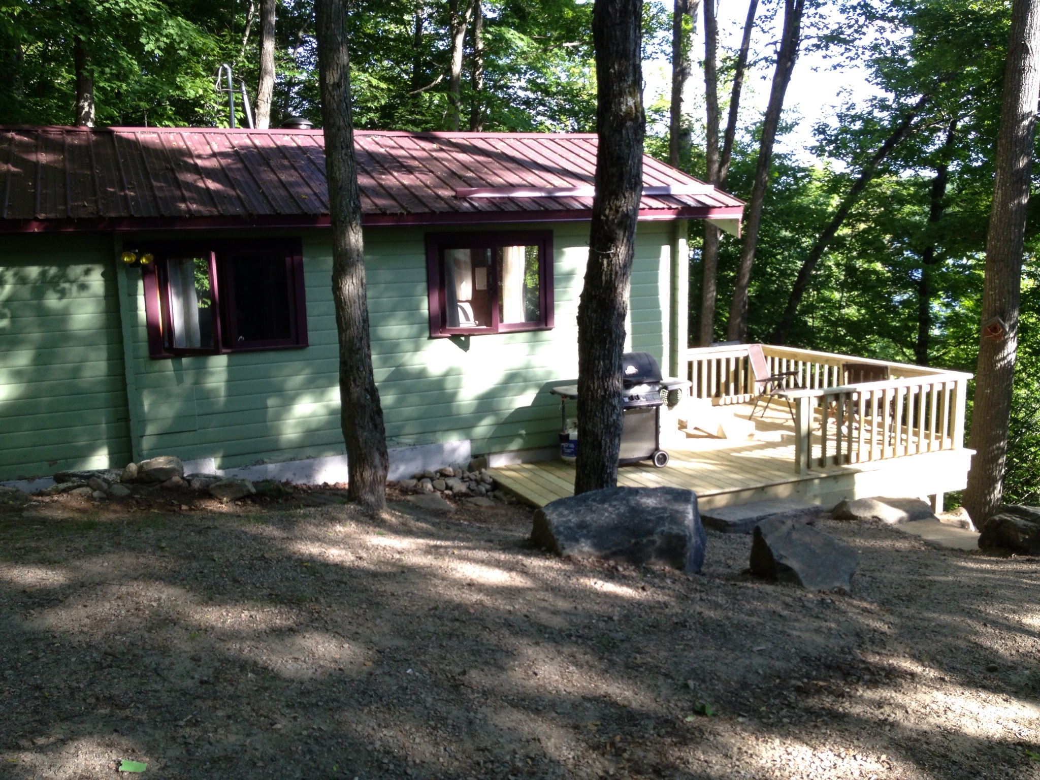 Lakeside Retreat with Woodfired Sauna Cabins for Rent in Haliburton, Ontario, Canada