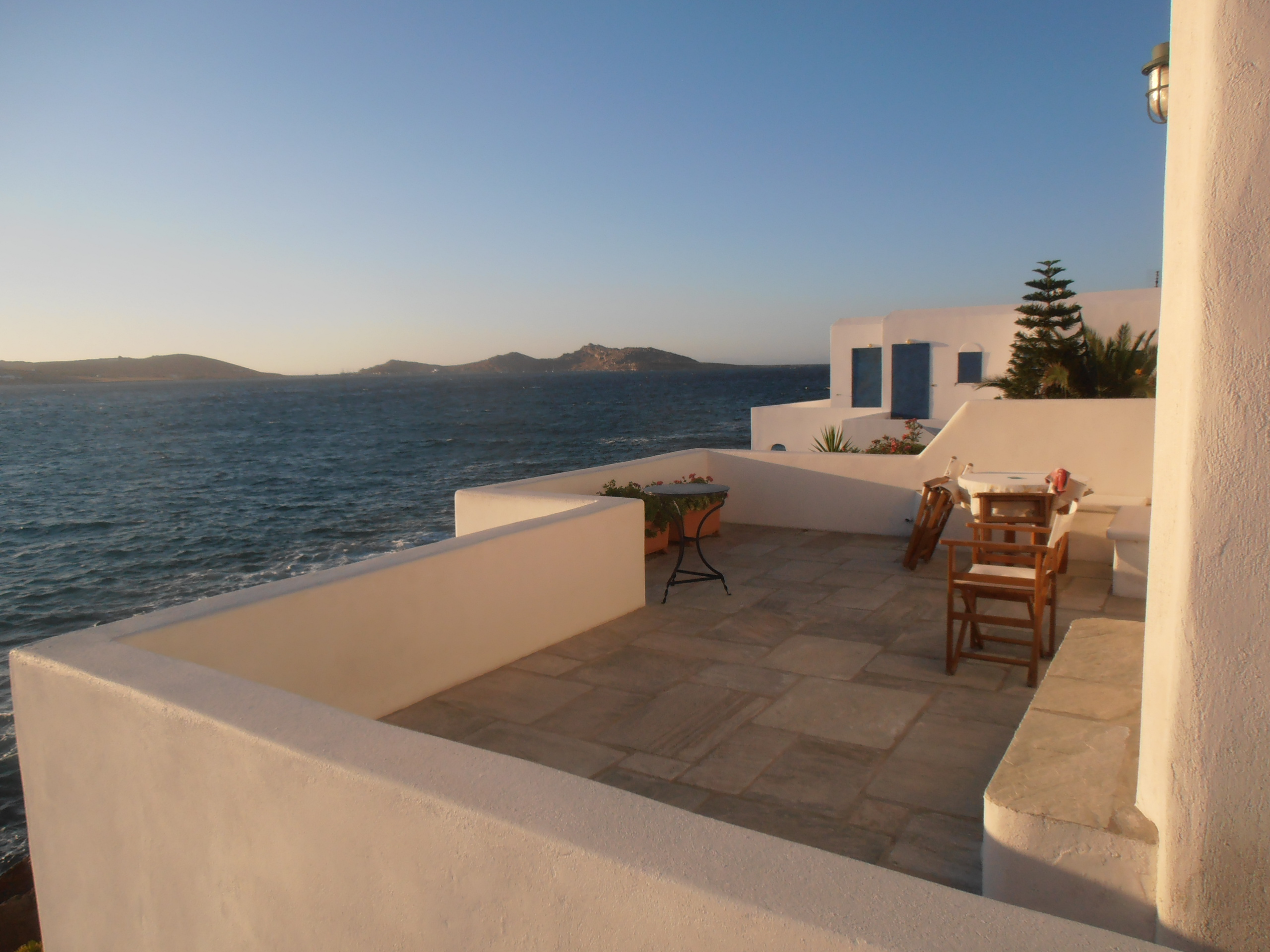 Seafront villa in Naoussa Paros Airbnb
