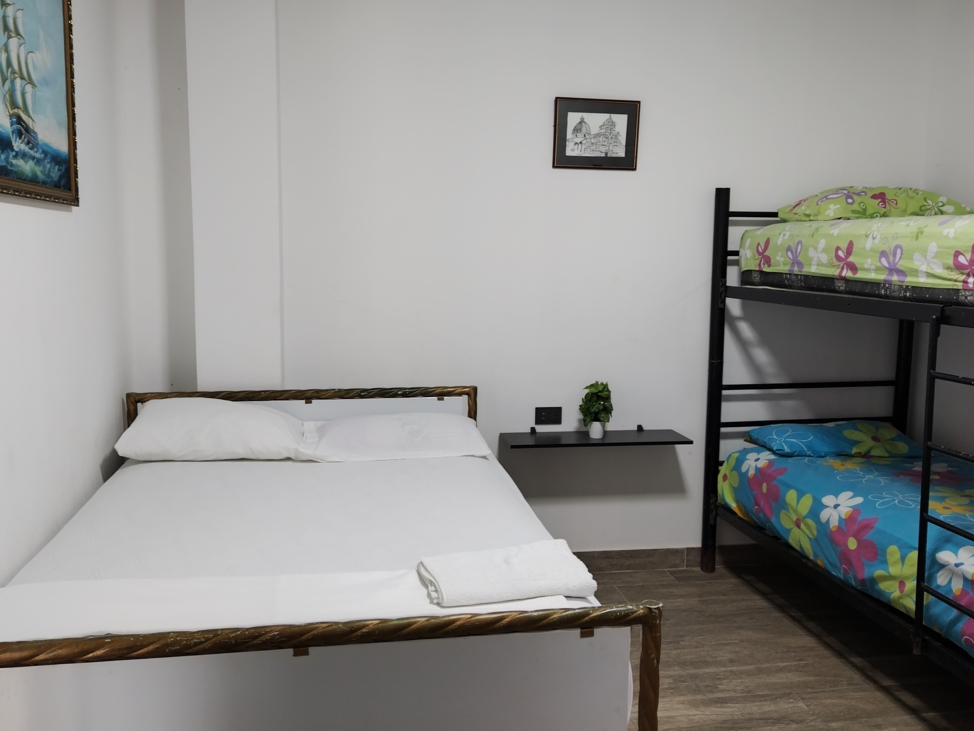 Comfortable and independent vacation room.