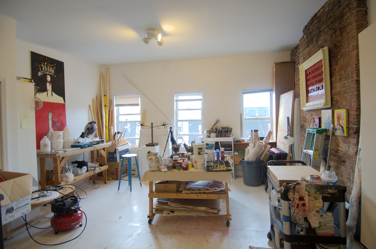 Light/Bright Artist's Studio in Red Hook, Brooklyn